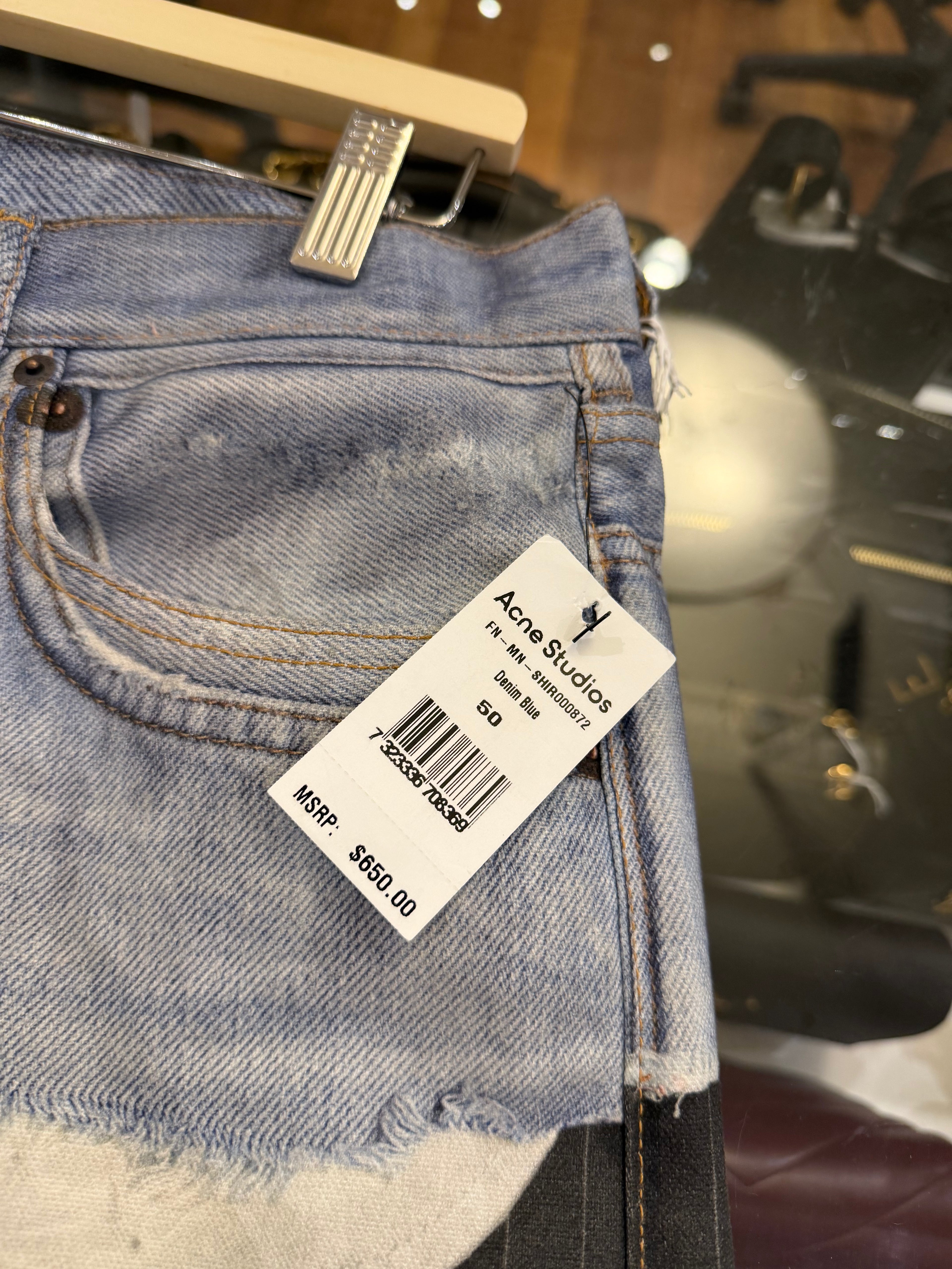Acne Studios Troupe Denim
Pinstripe Jeans