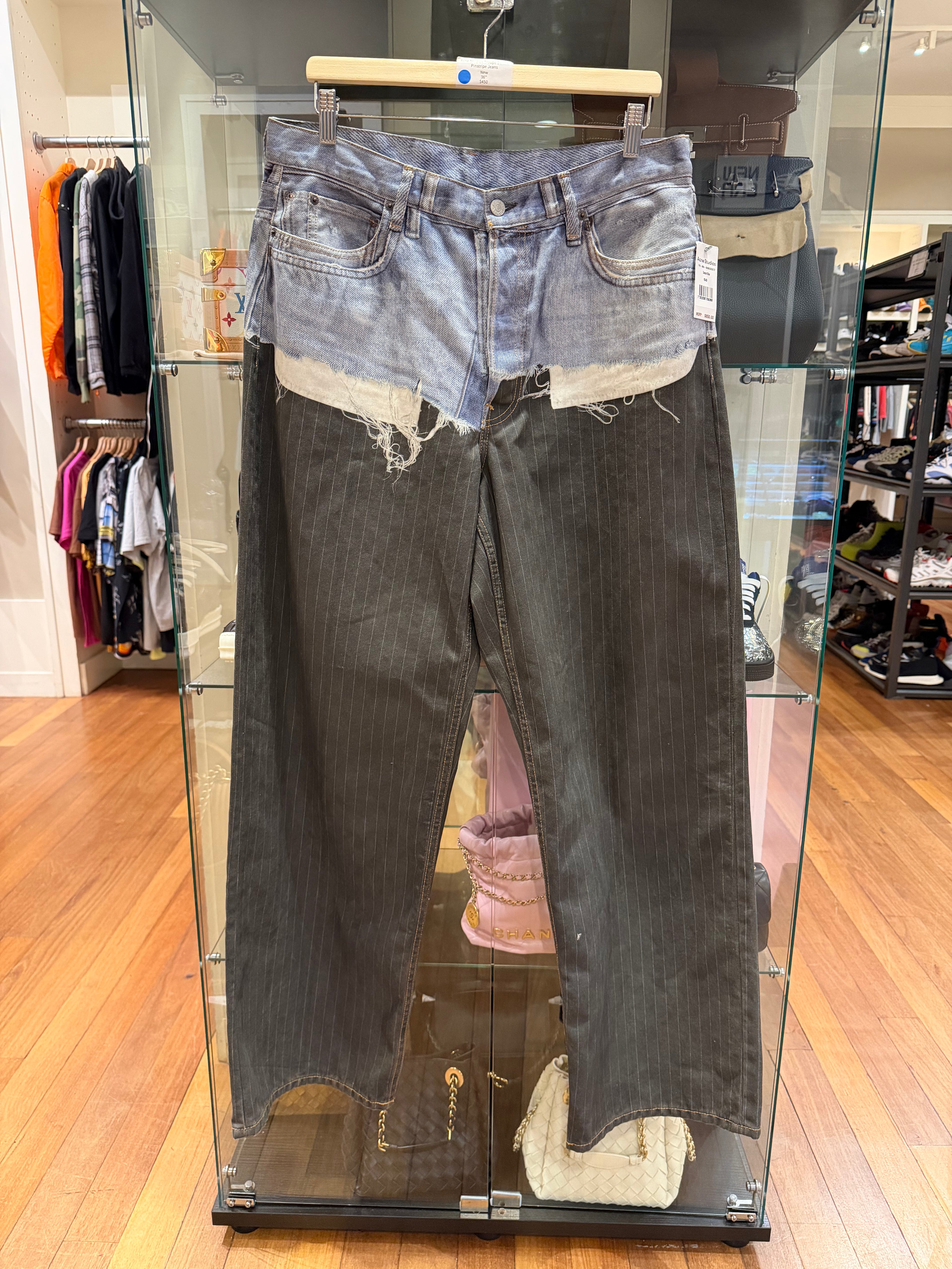 Acne Studios Troupe Denim
Pinstripe Jeans
