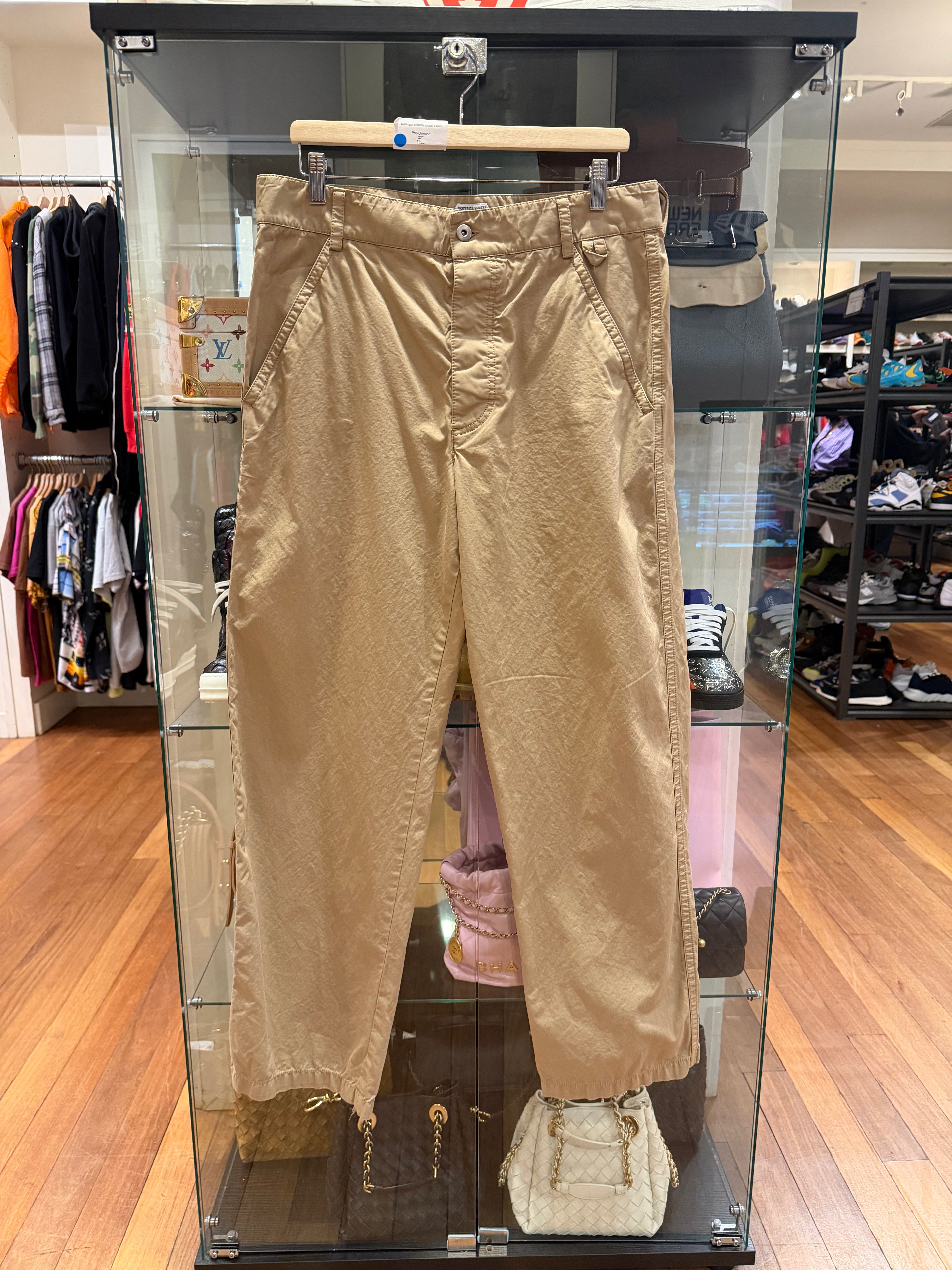 Bottega Veneta Khaki Pants