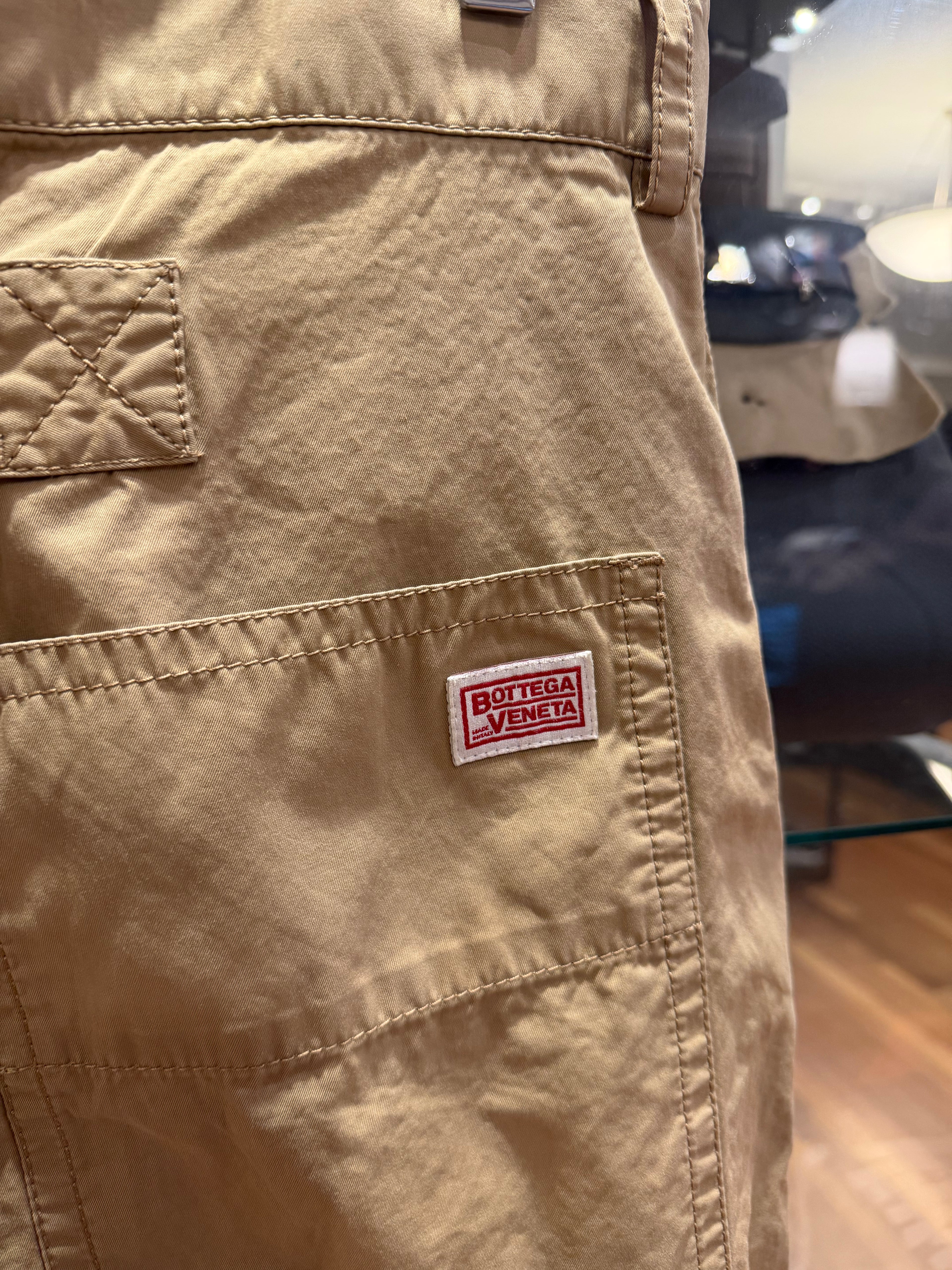 Bottega Veneta Khaki Pants