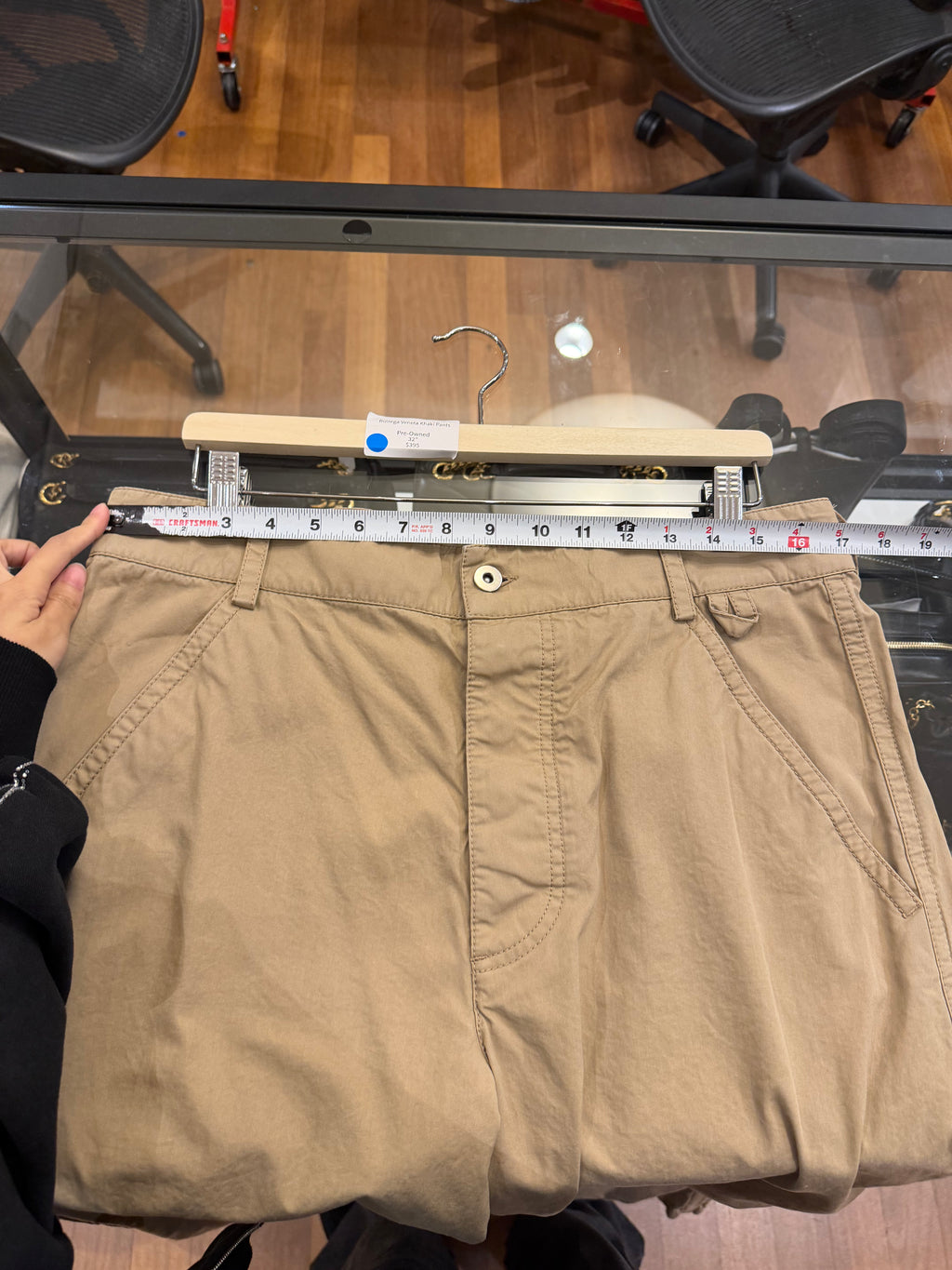 Bottega Veneta Khaki Pants