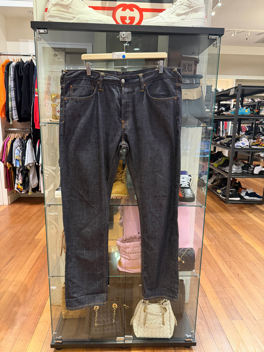 Evisu Daruma Buddies
Daicock Print Slim Jeans
