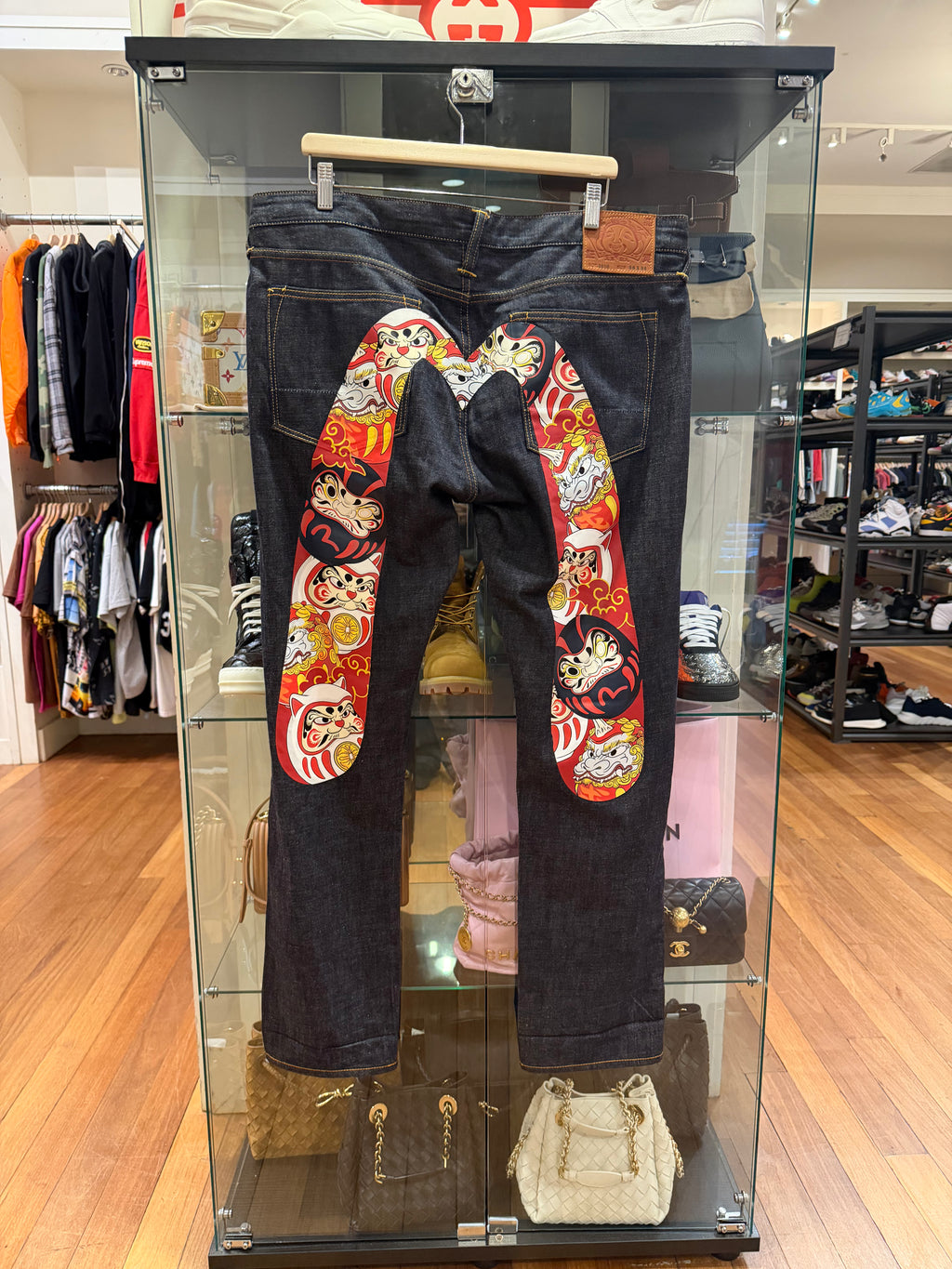 Evisu Daruma Buddies
Daicock Print Slim Jeans