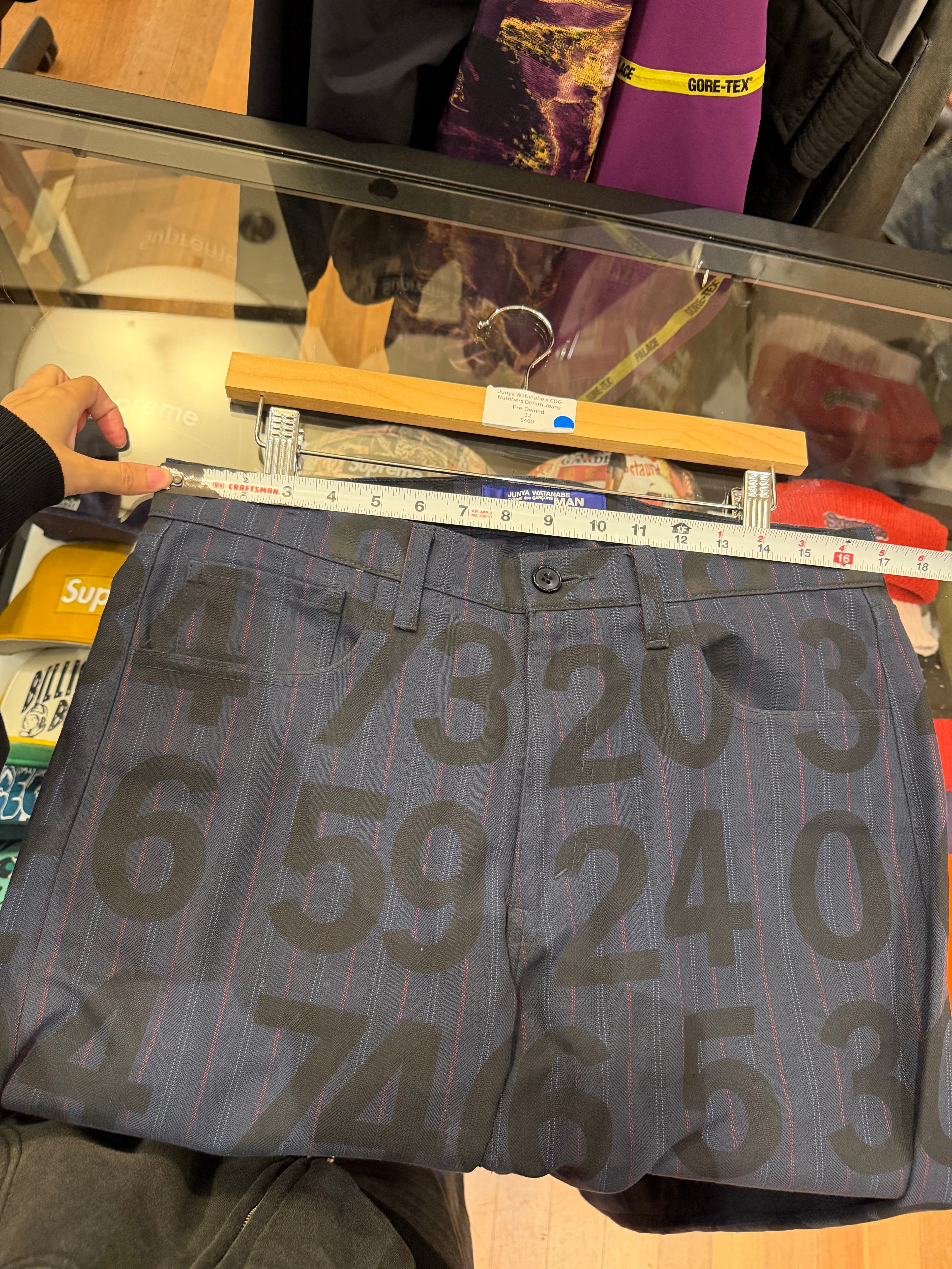 Junya Watanabe x CDG
Numbers Denim Jeans
Pre-Owned