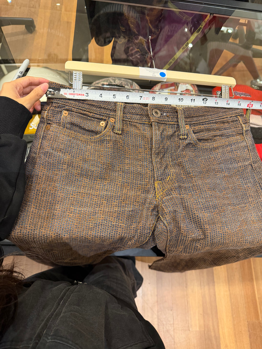 Kapital Century Denim
Sashiko Stich Jeans -
Persımmon Dyed