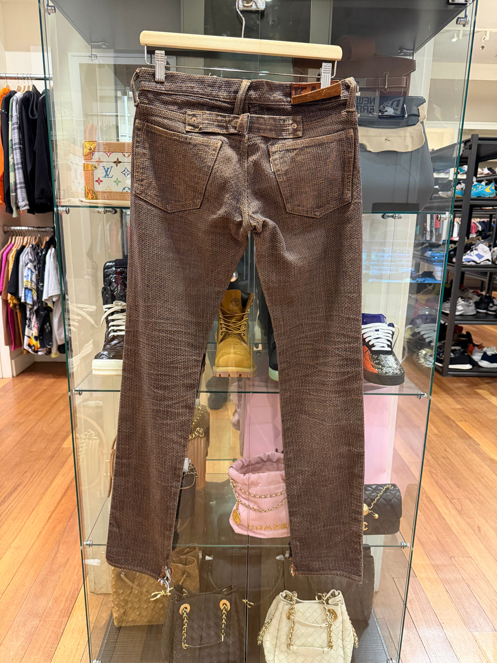 Kapital Century Denim
Sashiko Stich Jeans -
Persımmon Dyed