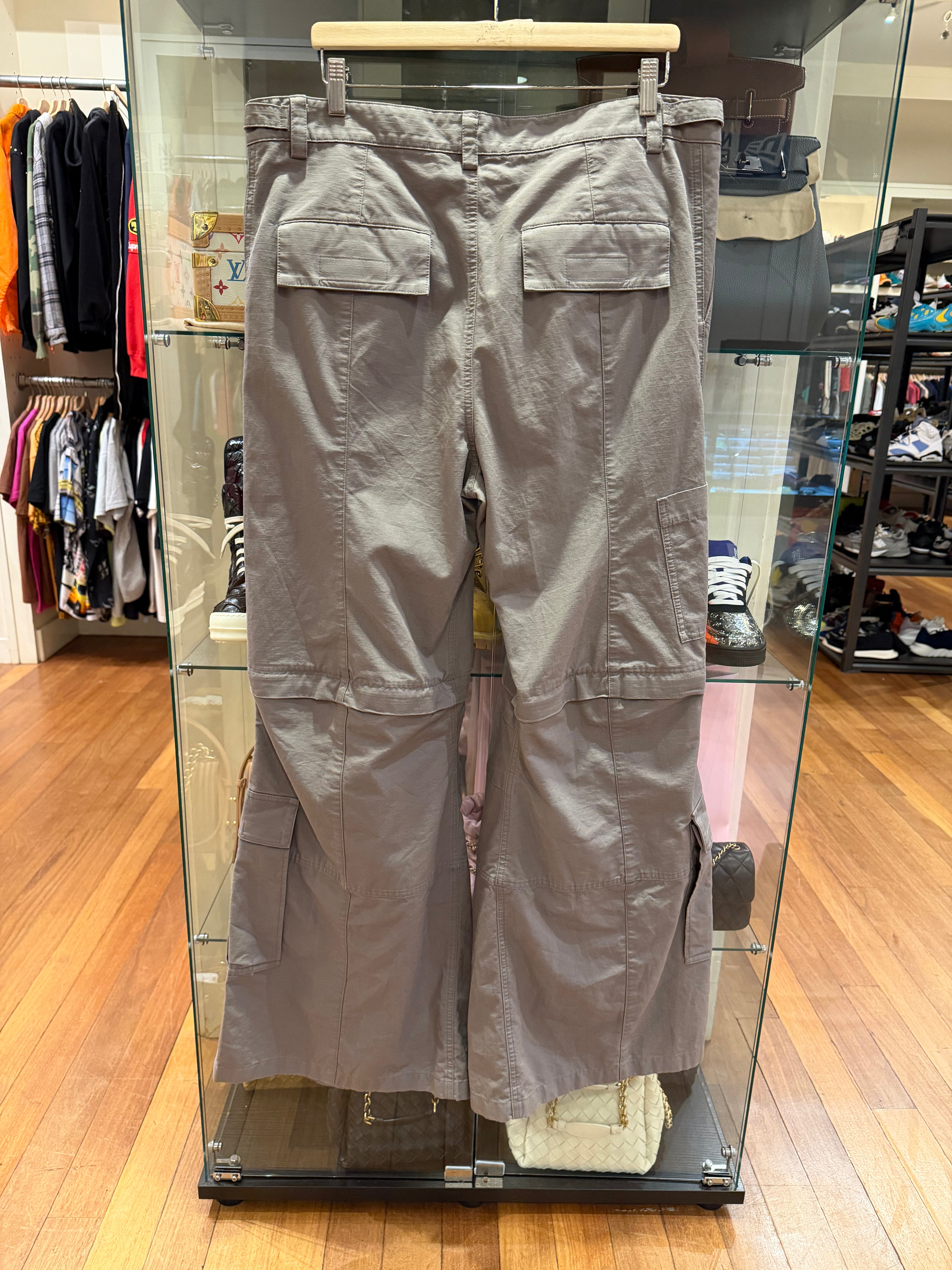 Balenciaga Ripstop Flared
Cargo Joggers - Grey