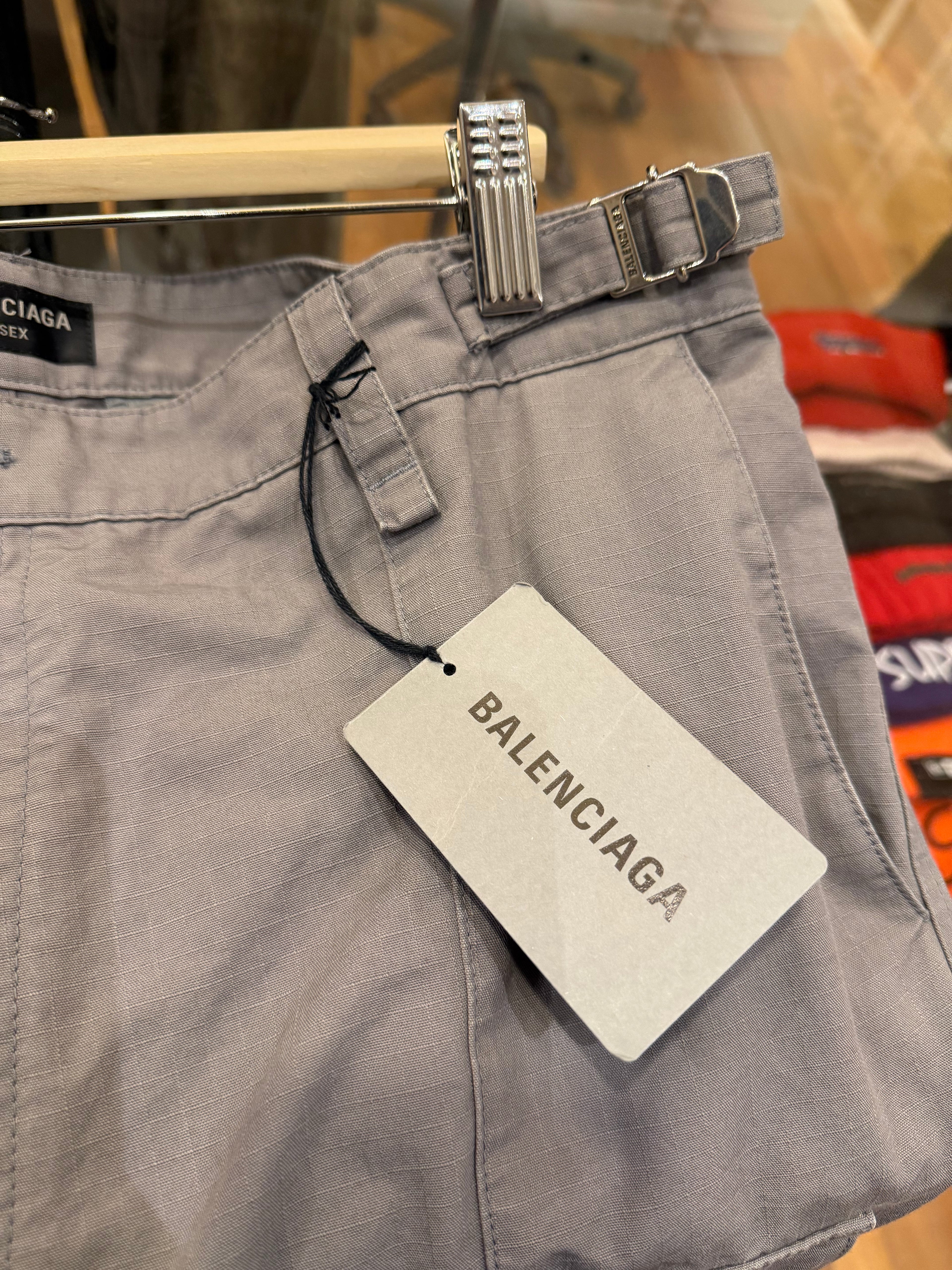 Balenciaga Ripstop Flared
Cargo Joggers - Grey