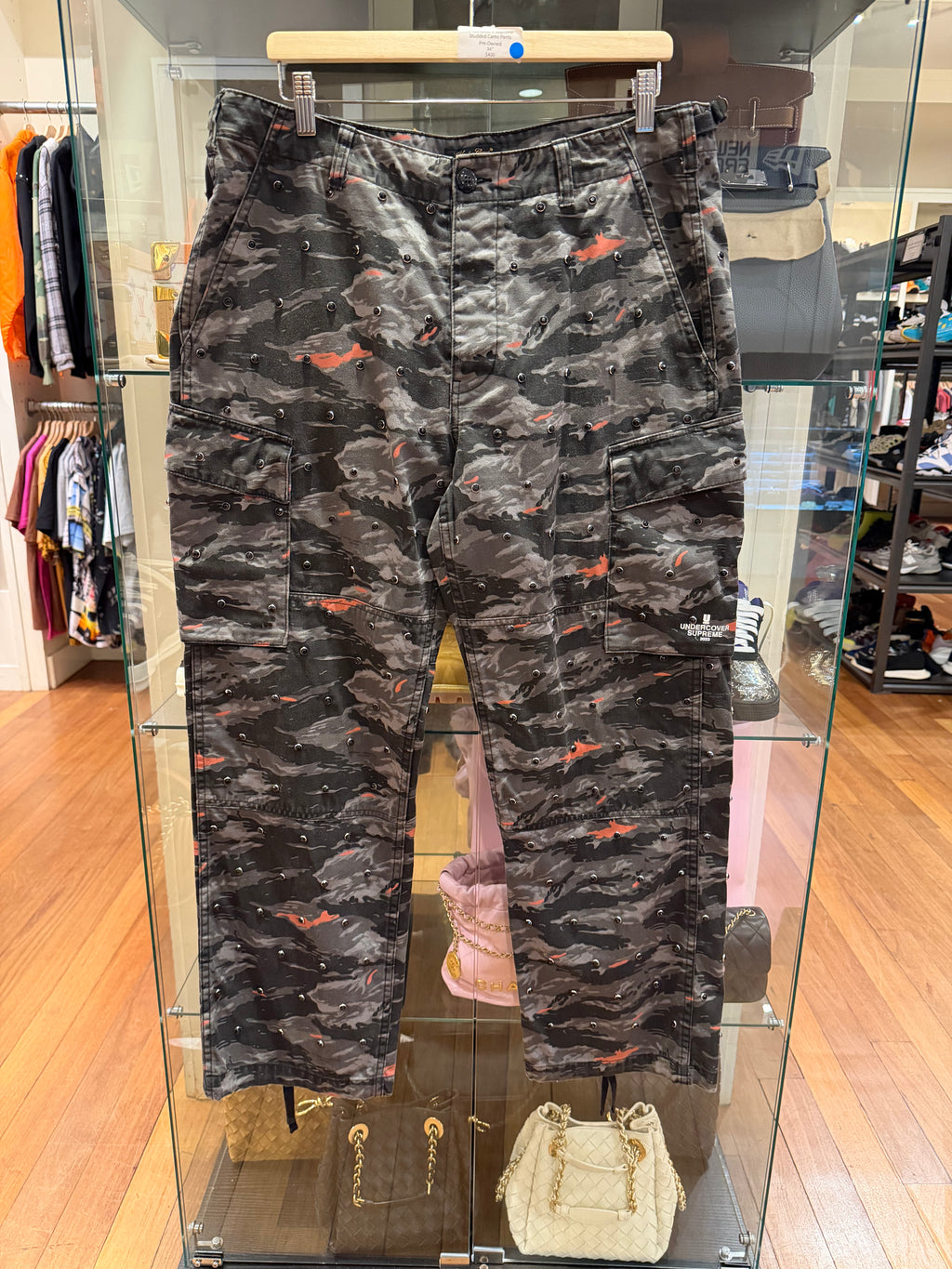 Undercover x Supreme
Studded Camo Pants