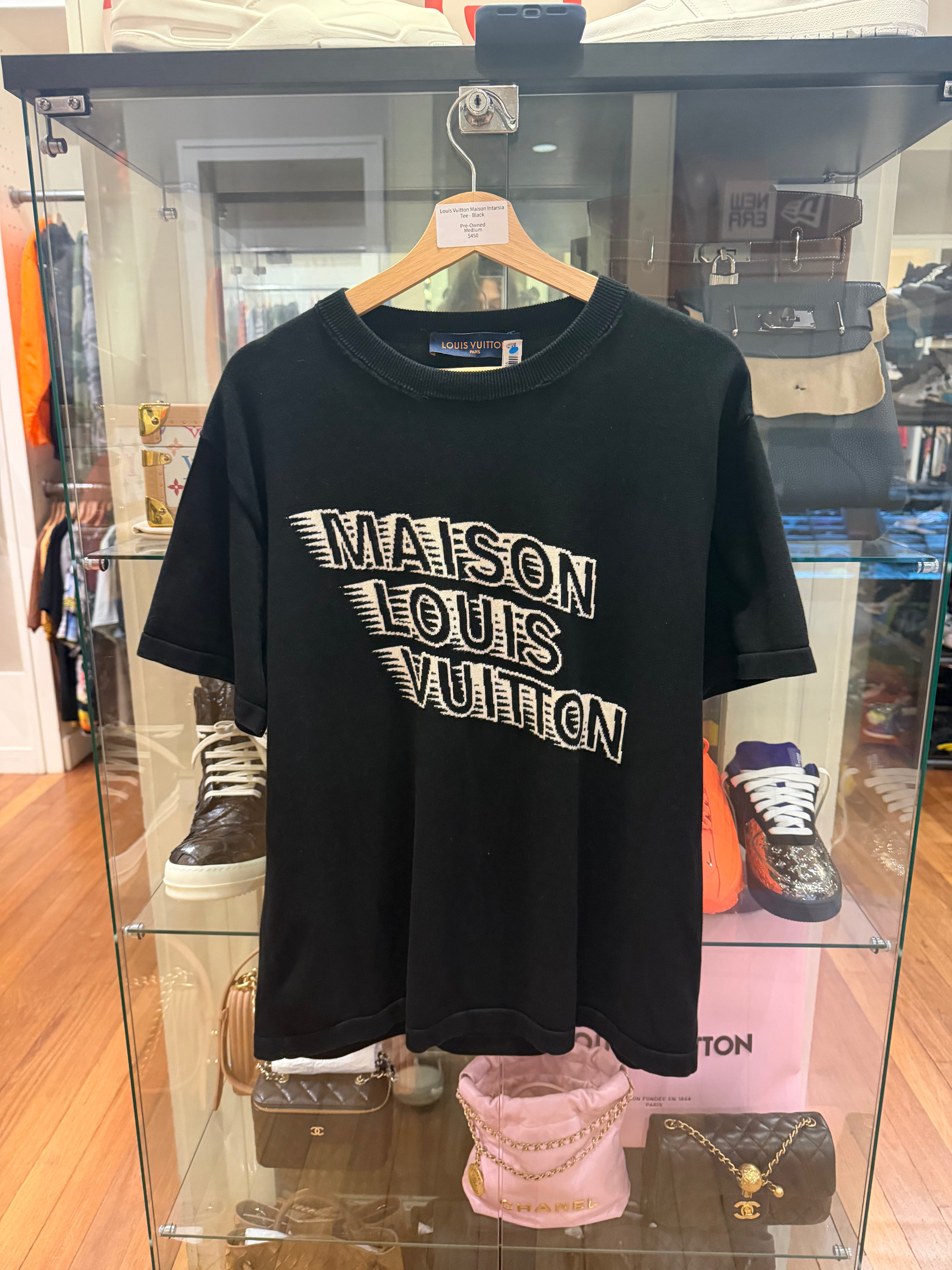 Louis Vuitton Maison Intarsia Tee - Black