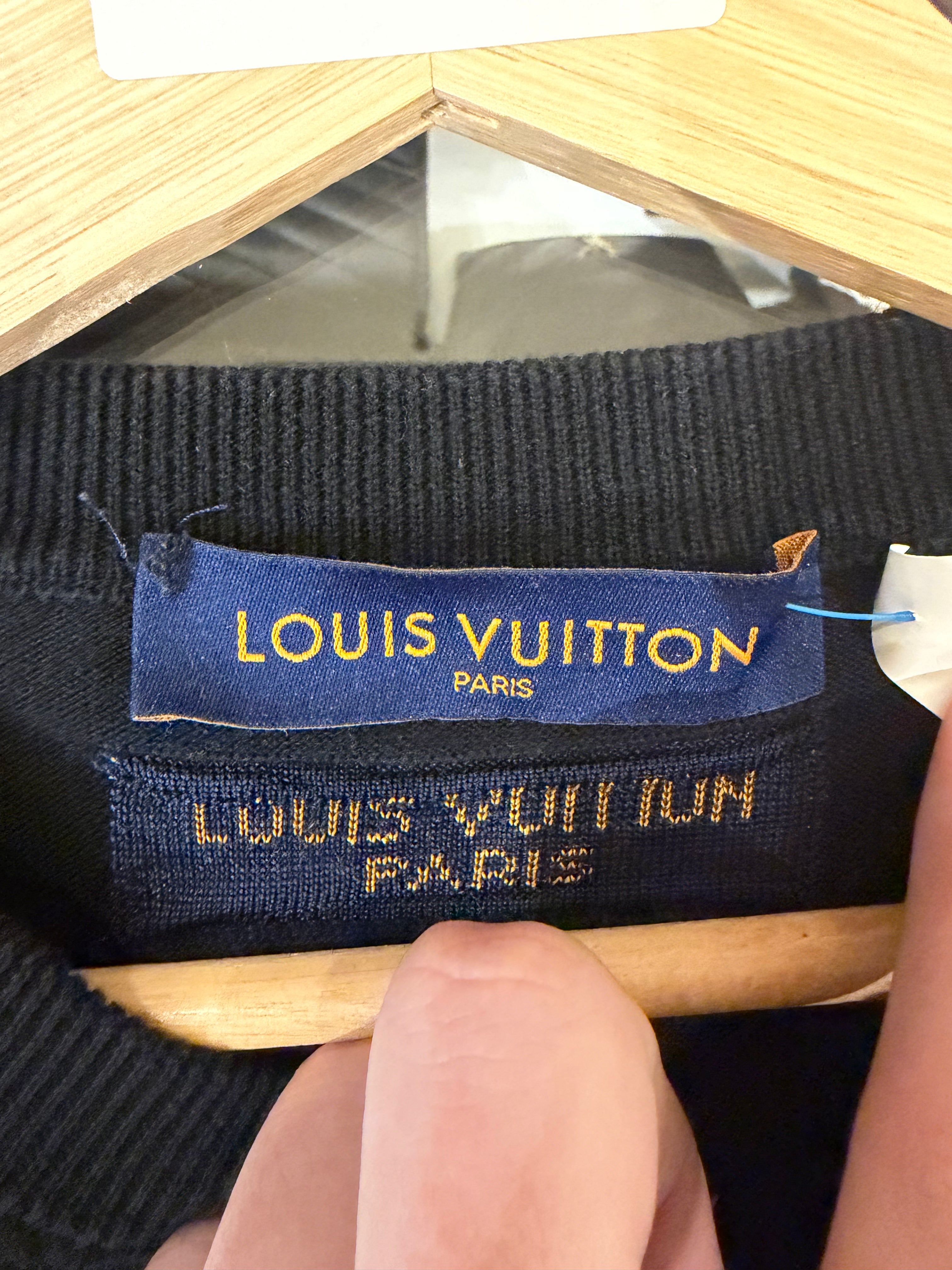 Louis Vuitton Maison Intarsia Tee - Black