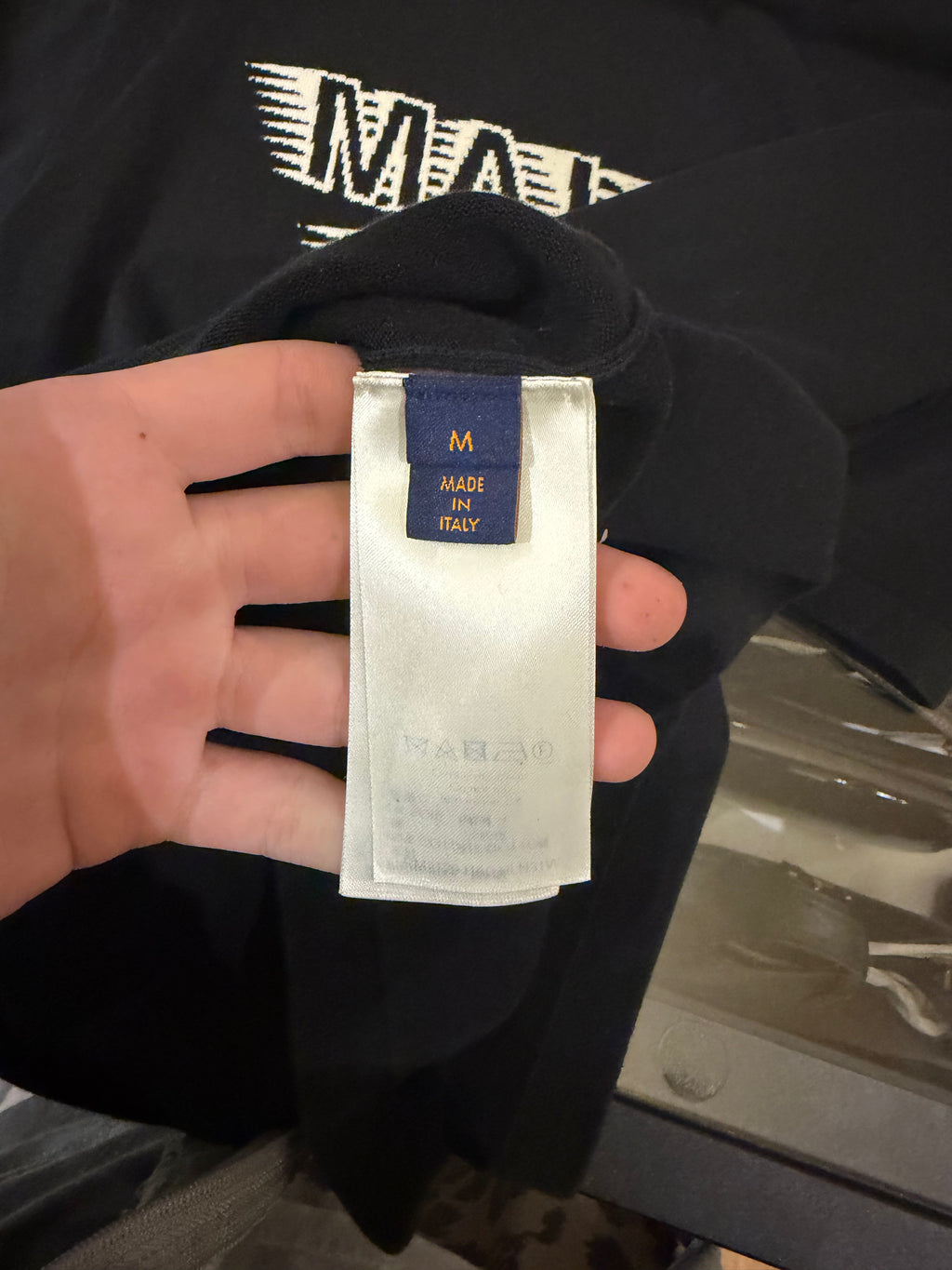 Louis Vuitton Maison Intarsia Tee - Black
