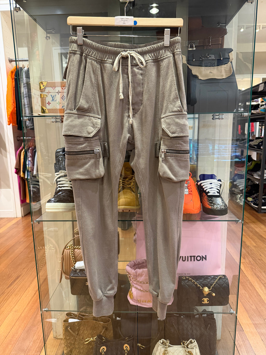 Rick Owens Mastodon Cargo
Joggers - Taupe
