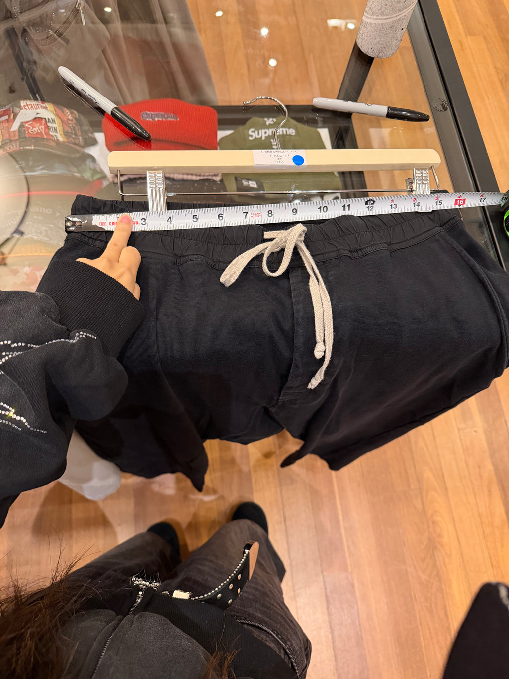 Rick Owens Prisoner Drop
Crotch Sweats- Black
