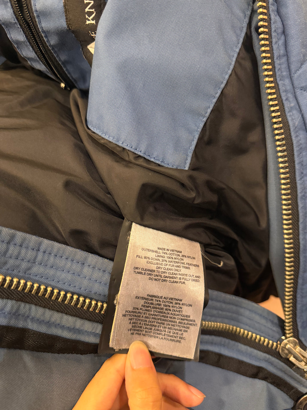 Moose Knuckles Puffer Jacket-Blue