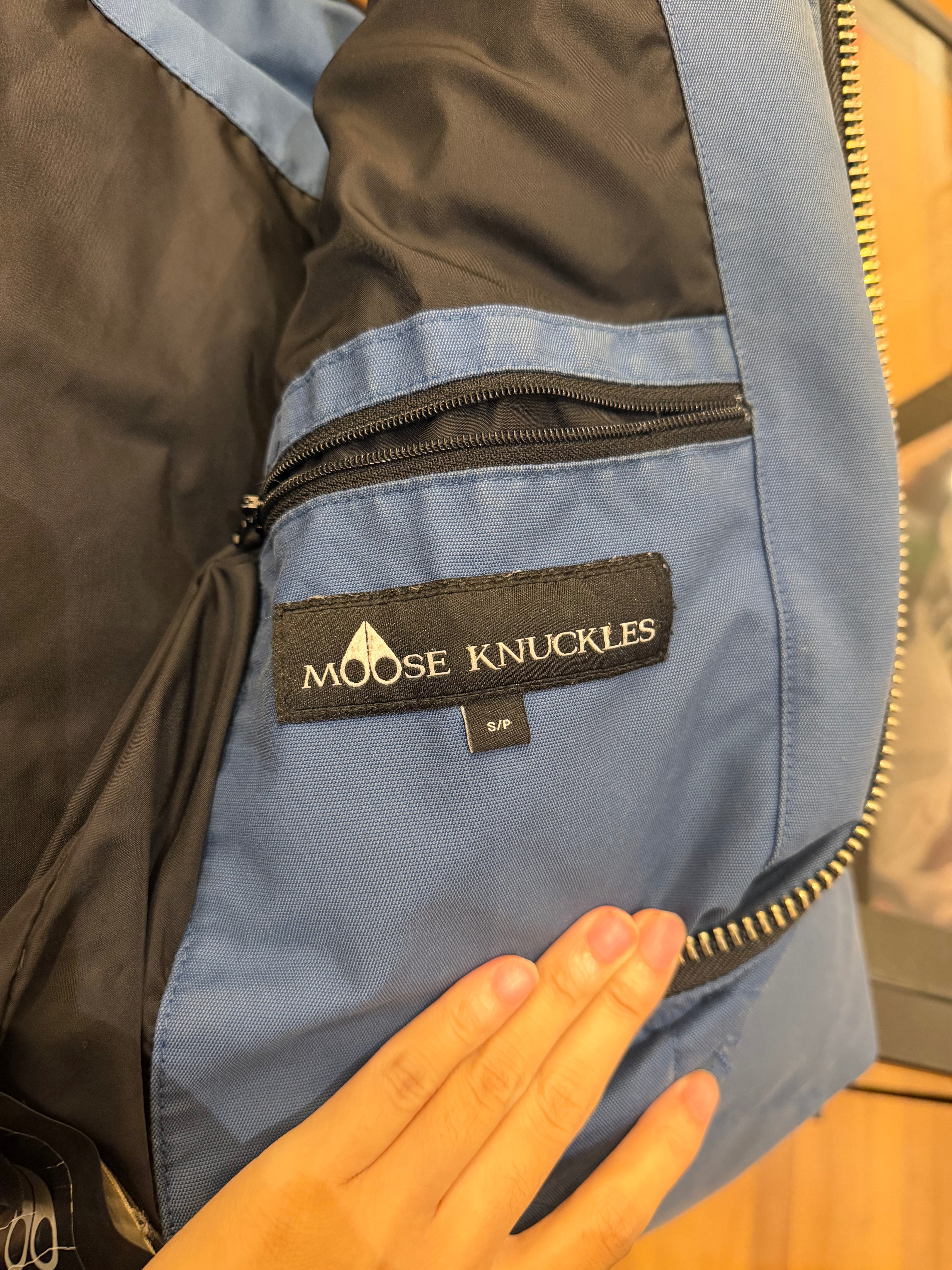 Moose Knuckles Puffer Jacket-Blue