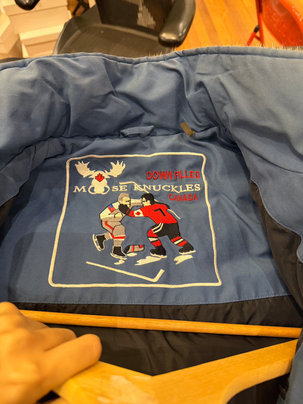 Moose Knuckles Puffer Jacket-Blue