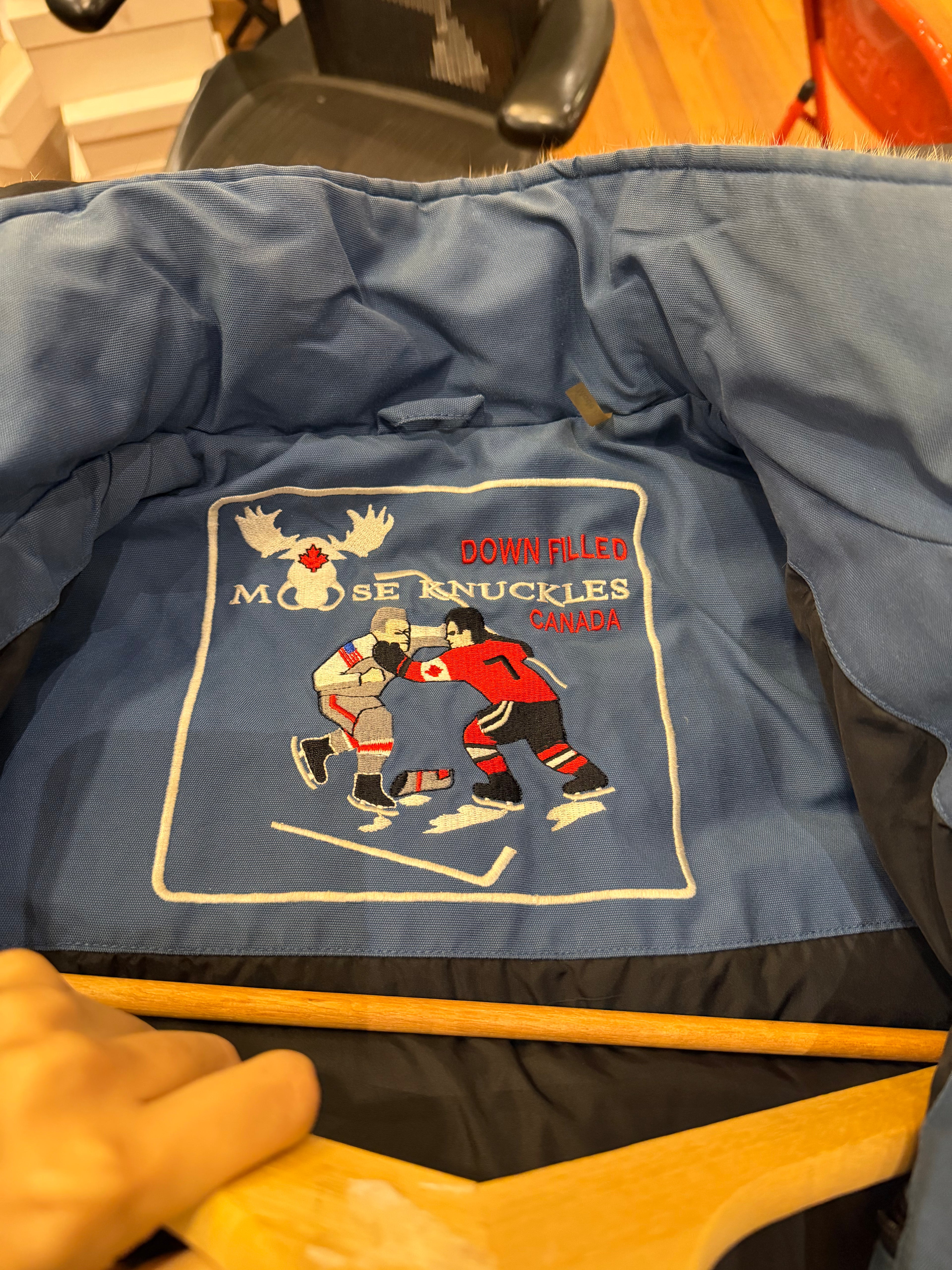 Moose Knuckles Puffer Jacket-Blue