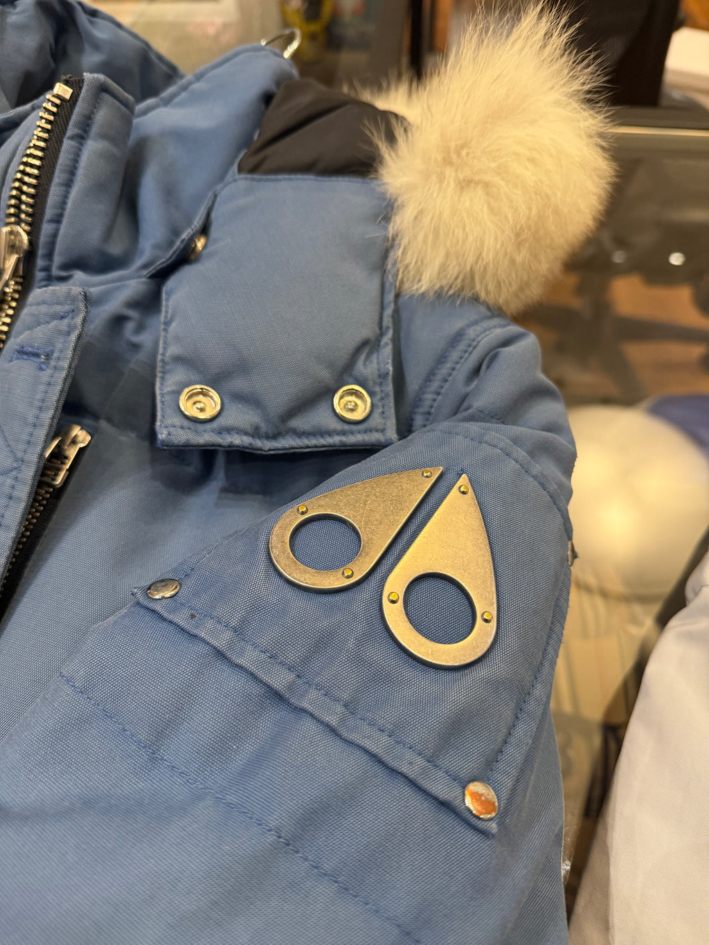 Moose Knuckles Puffer Jacket-Blue