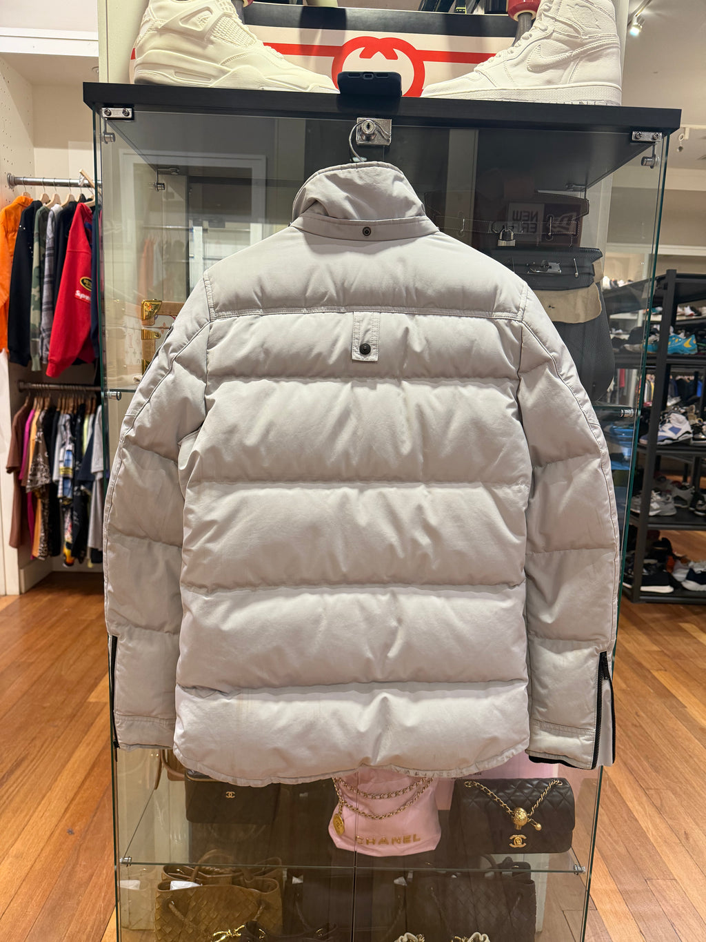 Moose Knuckles Onyx Quilted
Parka - Grey