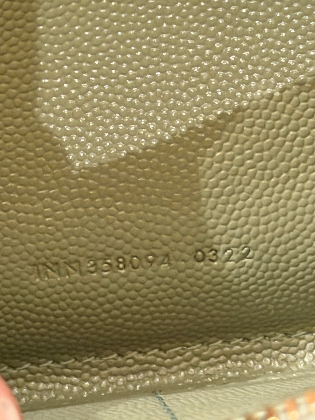 Saint Laurent Cassandre Zip Around Wallet - Green