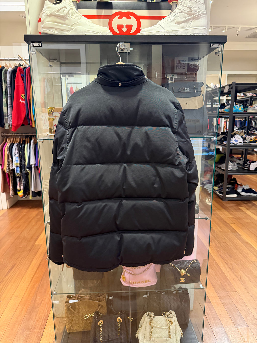 Moose Knucles Faux Fur
Down Puffer Jacket - Black