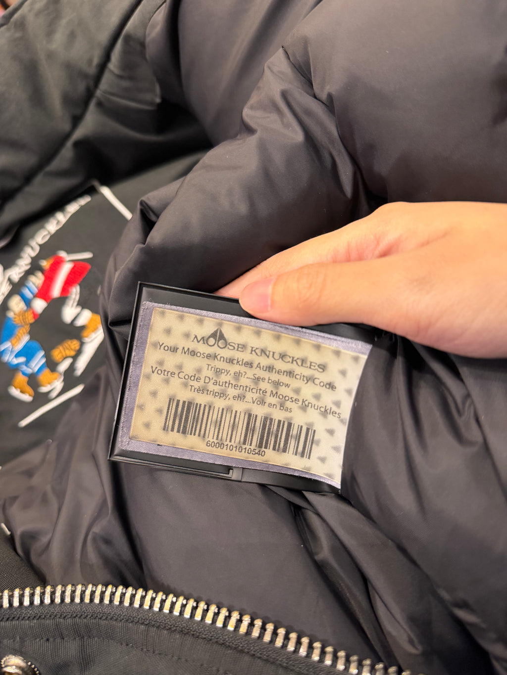 Moose Knuckles Parka Jacket
- Black