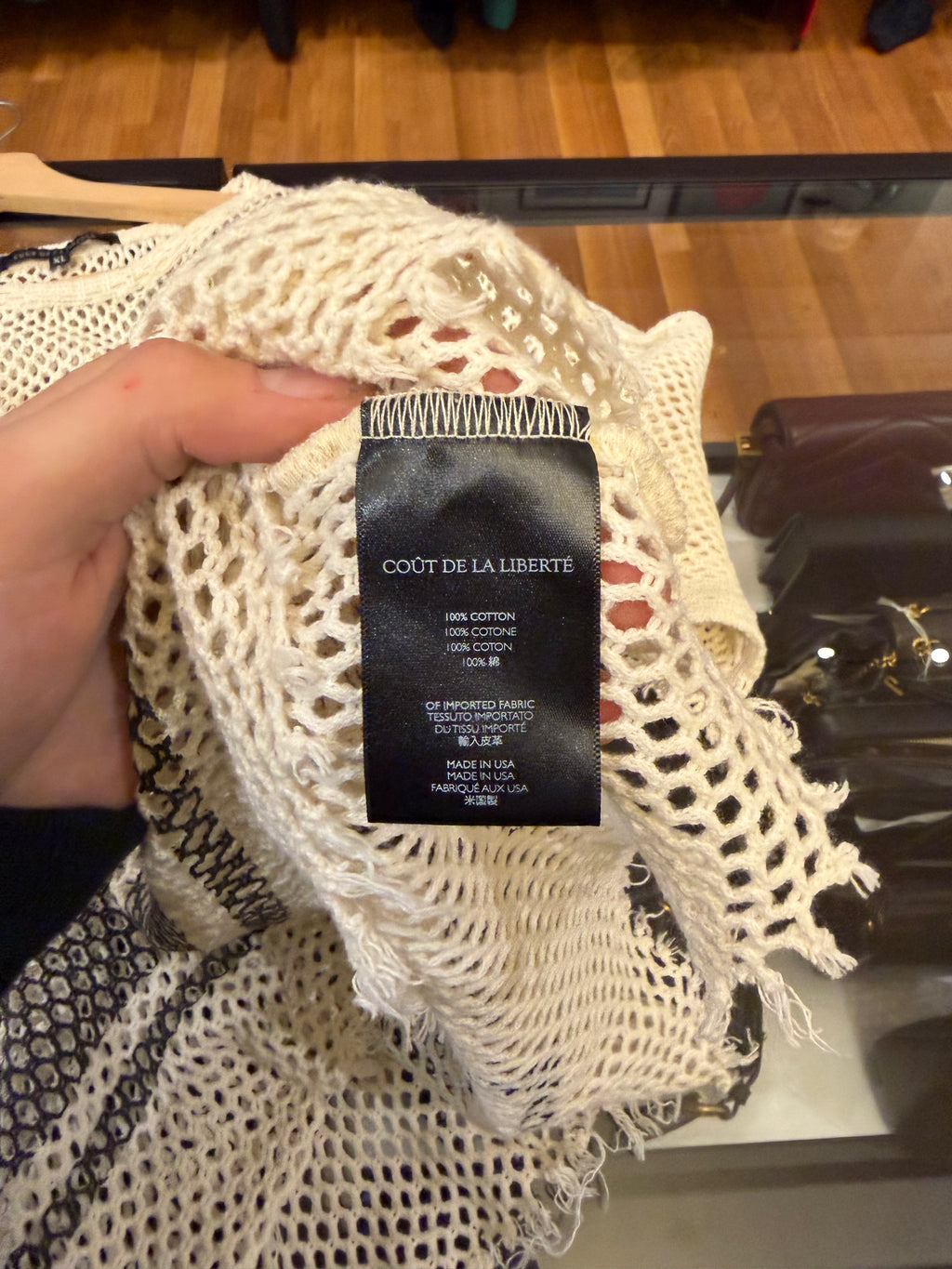 Cout De La Liberte Roosevelt Fisherman Net Football Tee