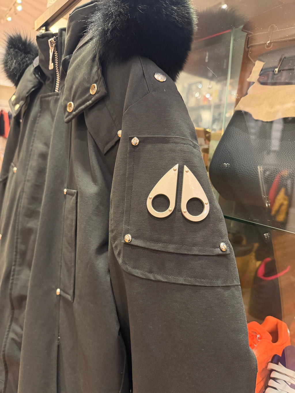 Moose Knuckles Parka Jacket
- Black