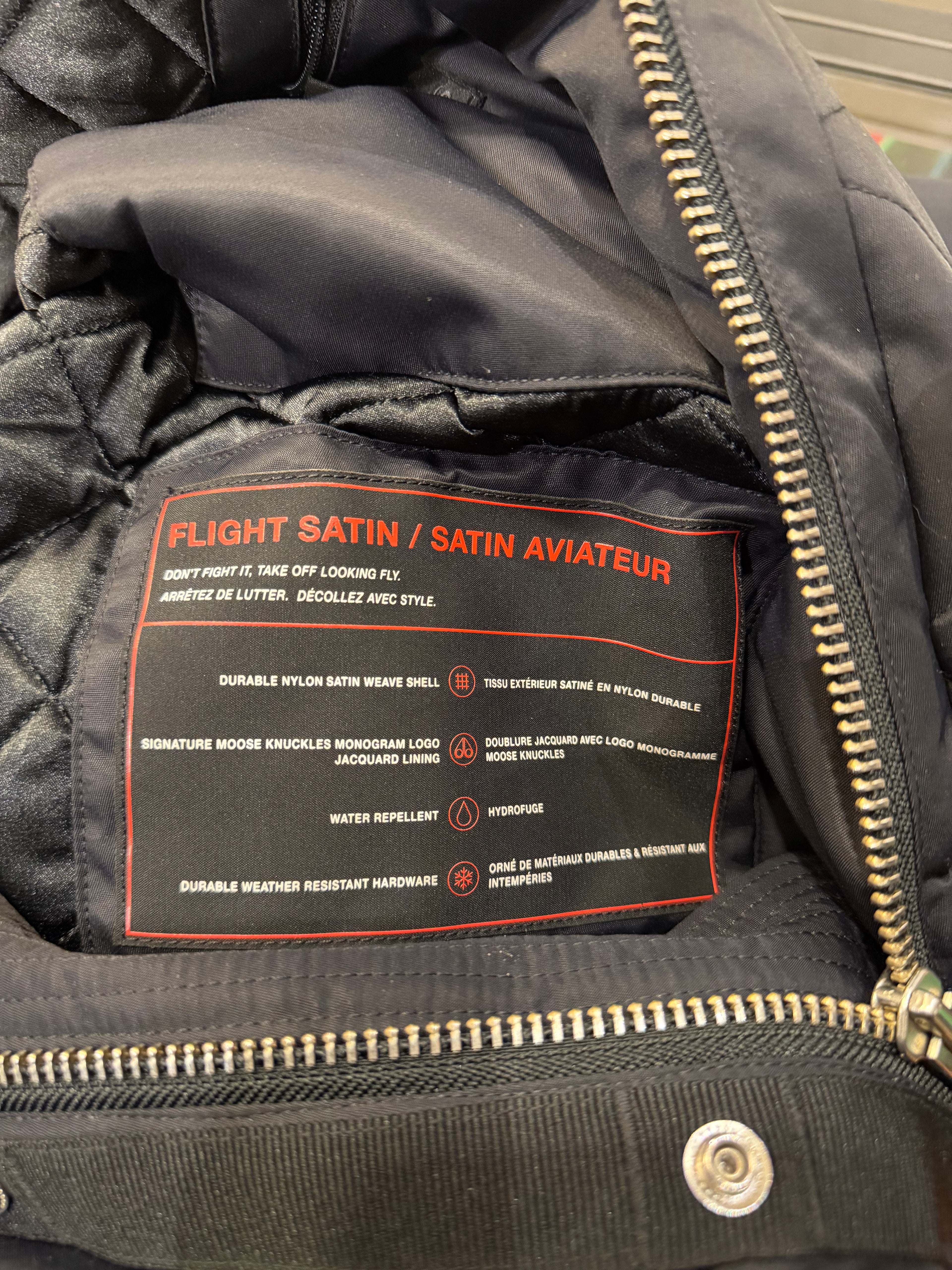 Moose Knuckles Bomber
Jacket - Black