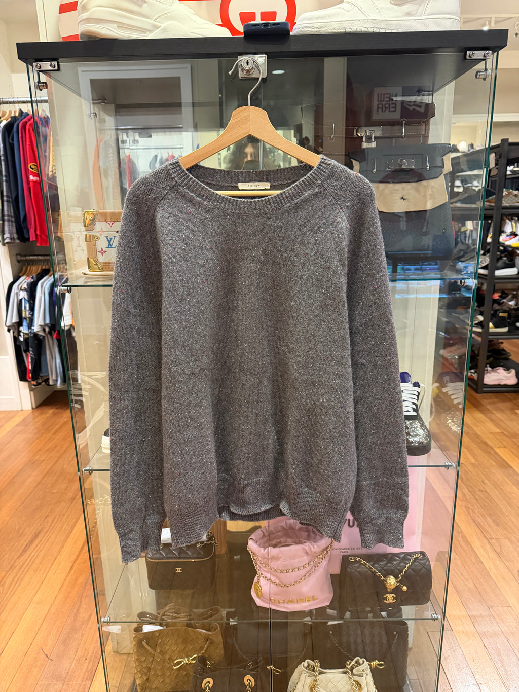 The Row Knit Wool Crewneck - Grey