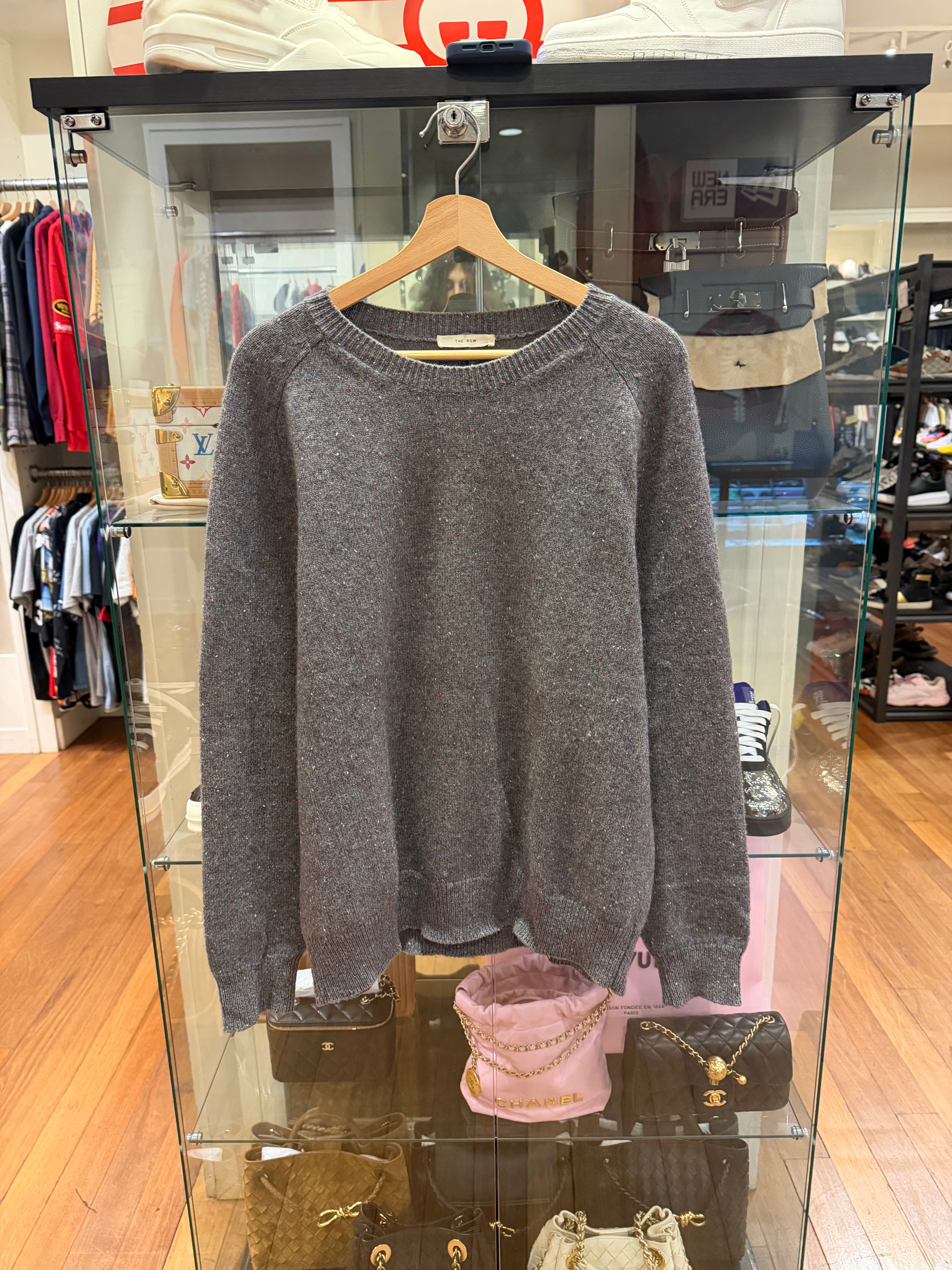 The Row Knit Wool Crewneck - Grey