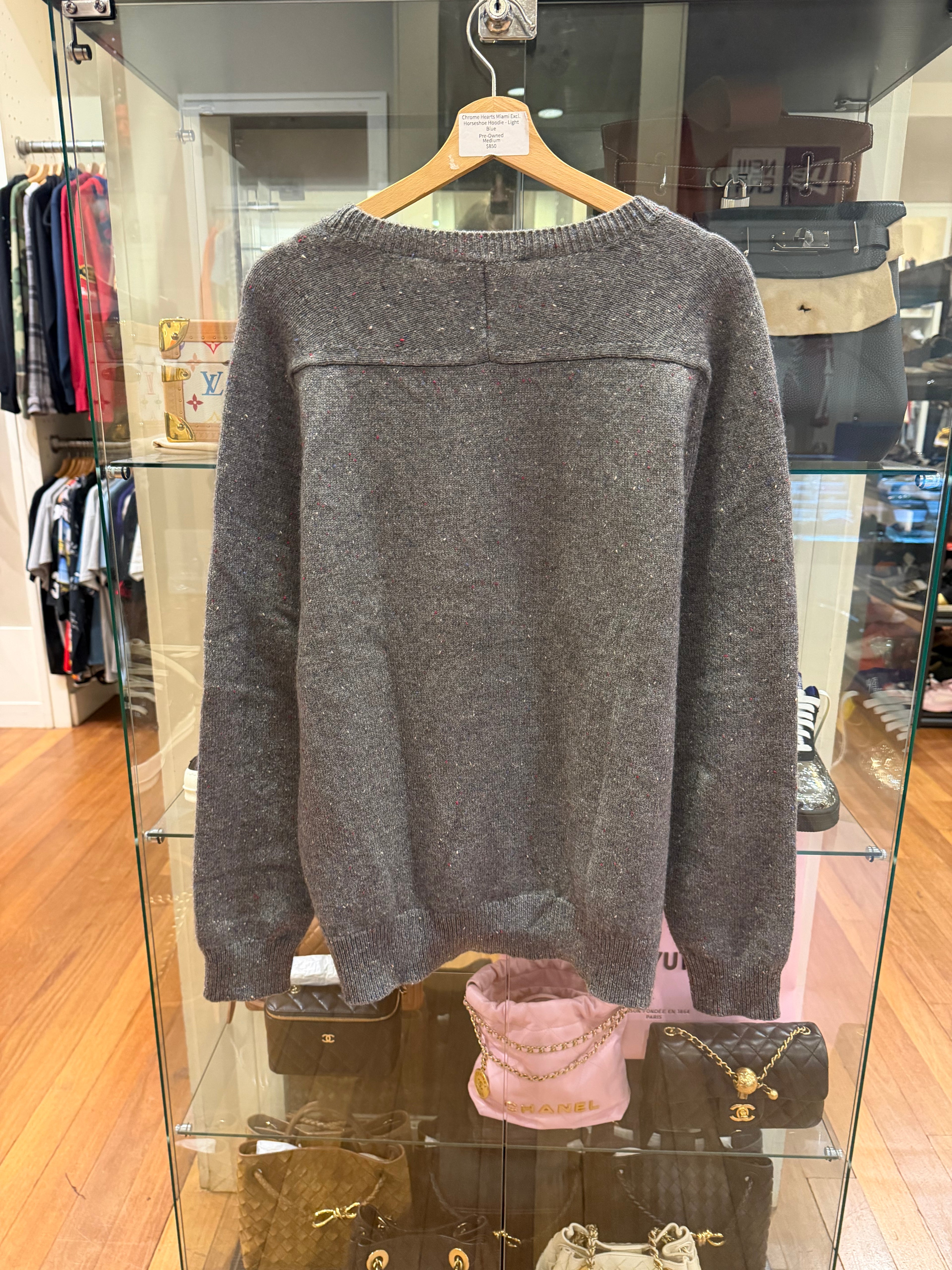 The Row Knit Wool Crewneck - Grey
