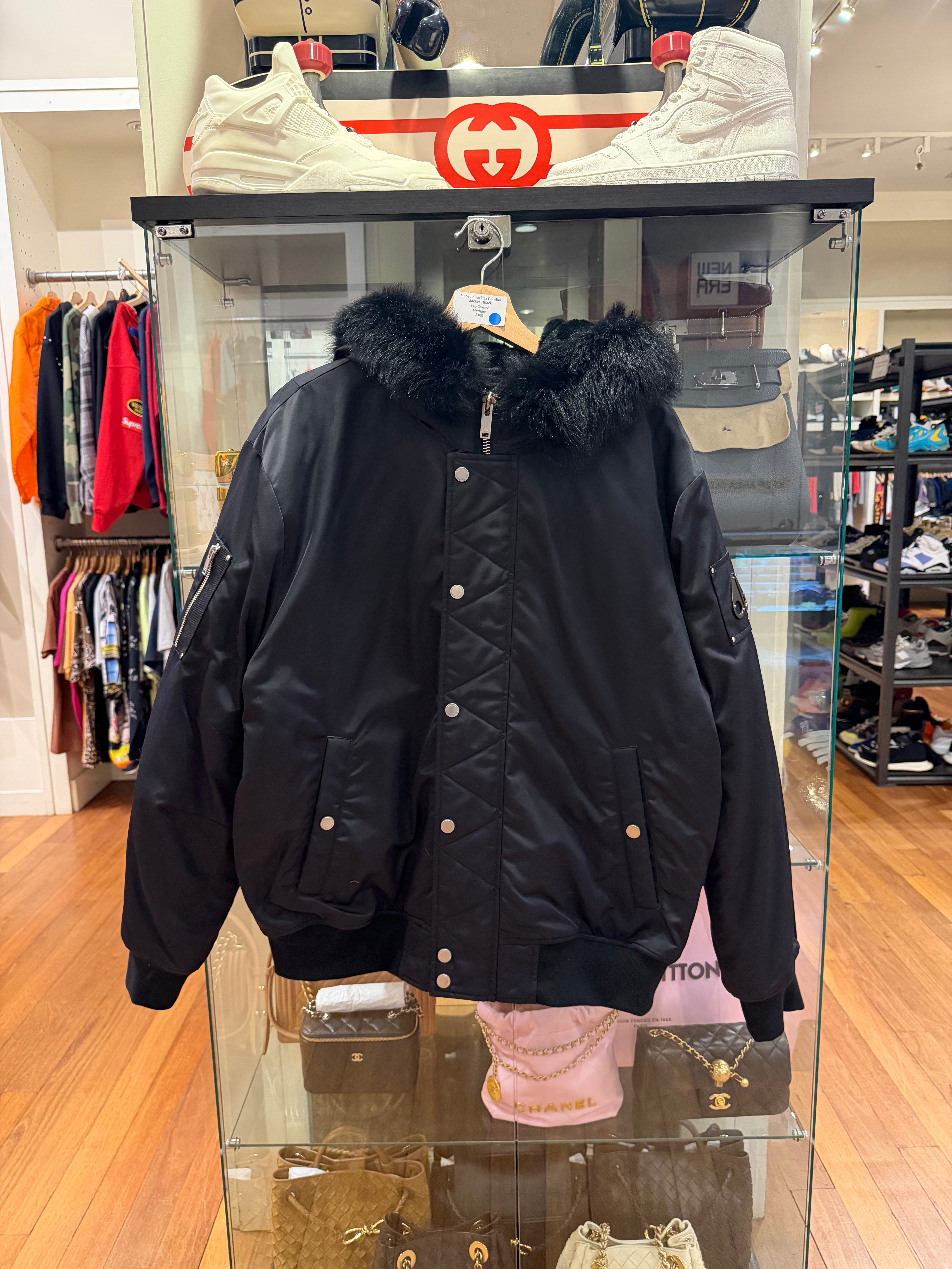 Moose Knuckles Bomber
Jacket - Black