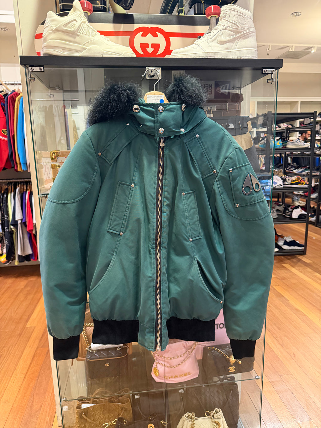 Moose Knuckles Vulpes agopus Down Jacket - Green
