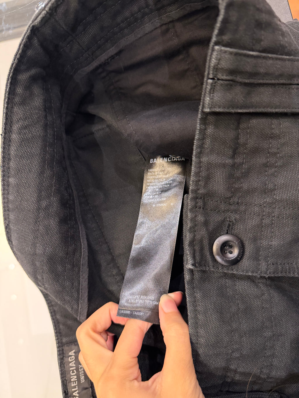 Balenciaga Pierced Cargo Raver Pants