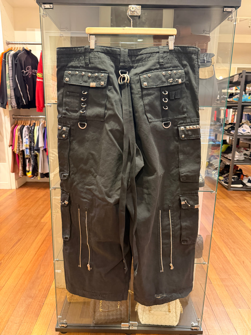Balenciaga Pierced Cargo Raver Pants