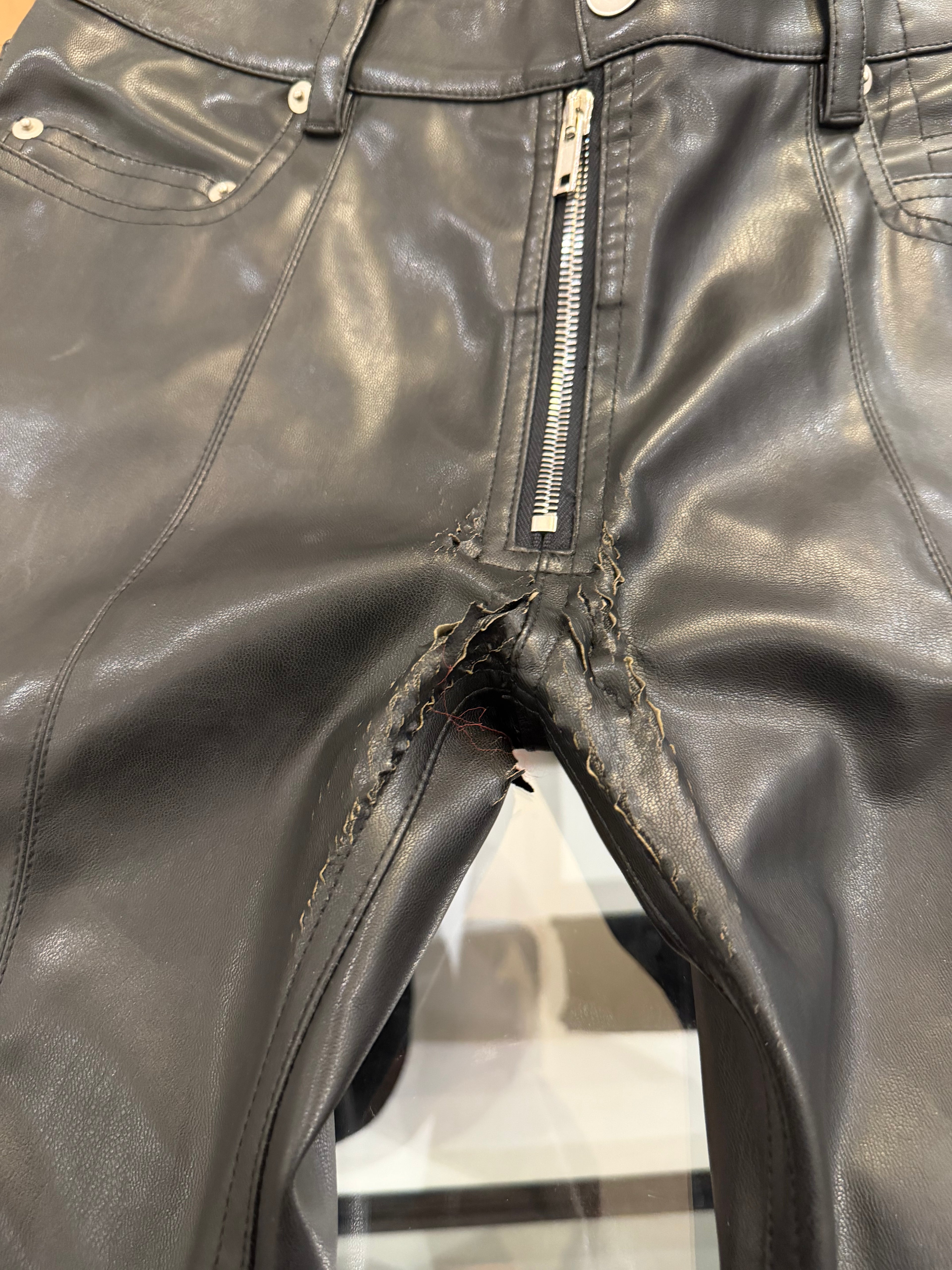 Rick Owens Vegan Leather Pants
