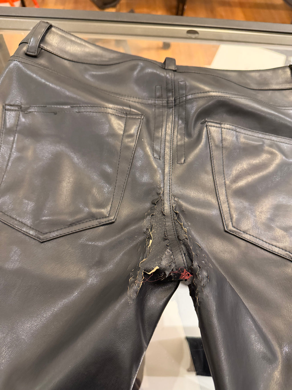 Rick Owens Vegan Leather Pants