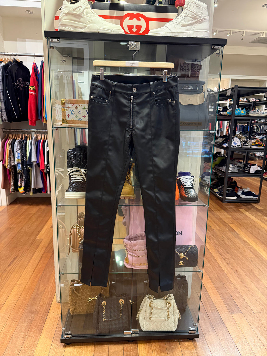 Rick Owens Vegan Leather Pants