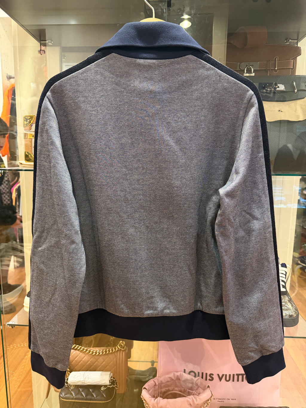 Miu Miu Deux-Tonal Knit WMN Track Jacket