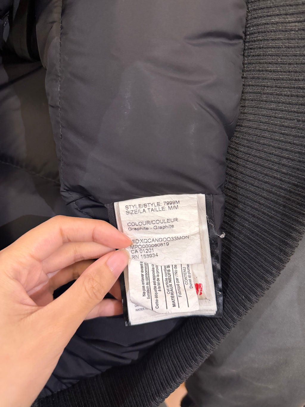 Canada Goose Chiliwack
Bomber Jacket- Grey