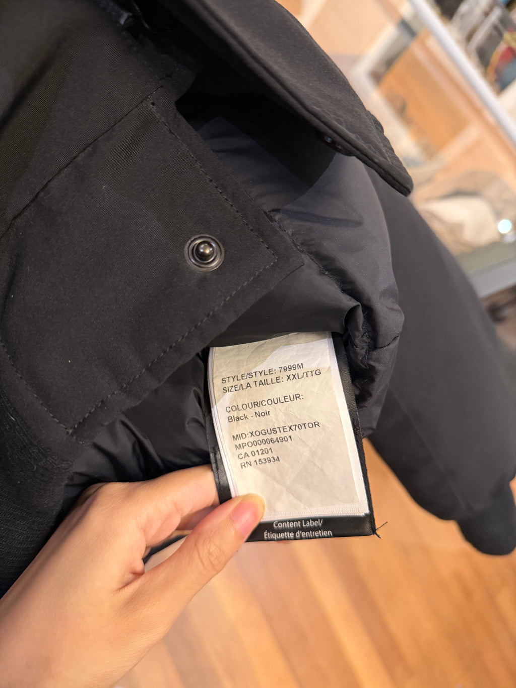 Canada Goose Chiliwack
Bomber - Black