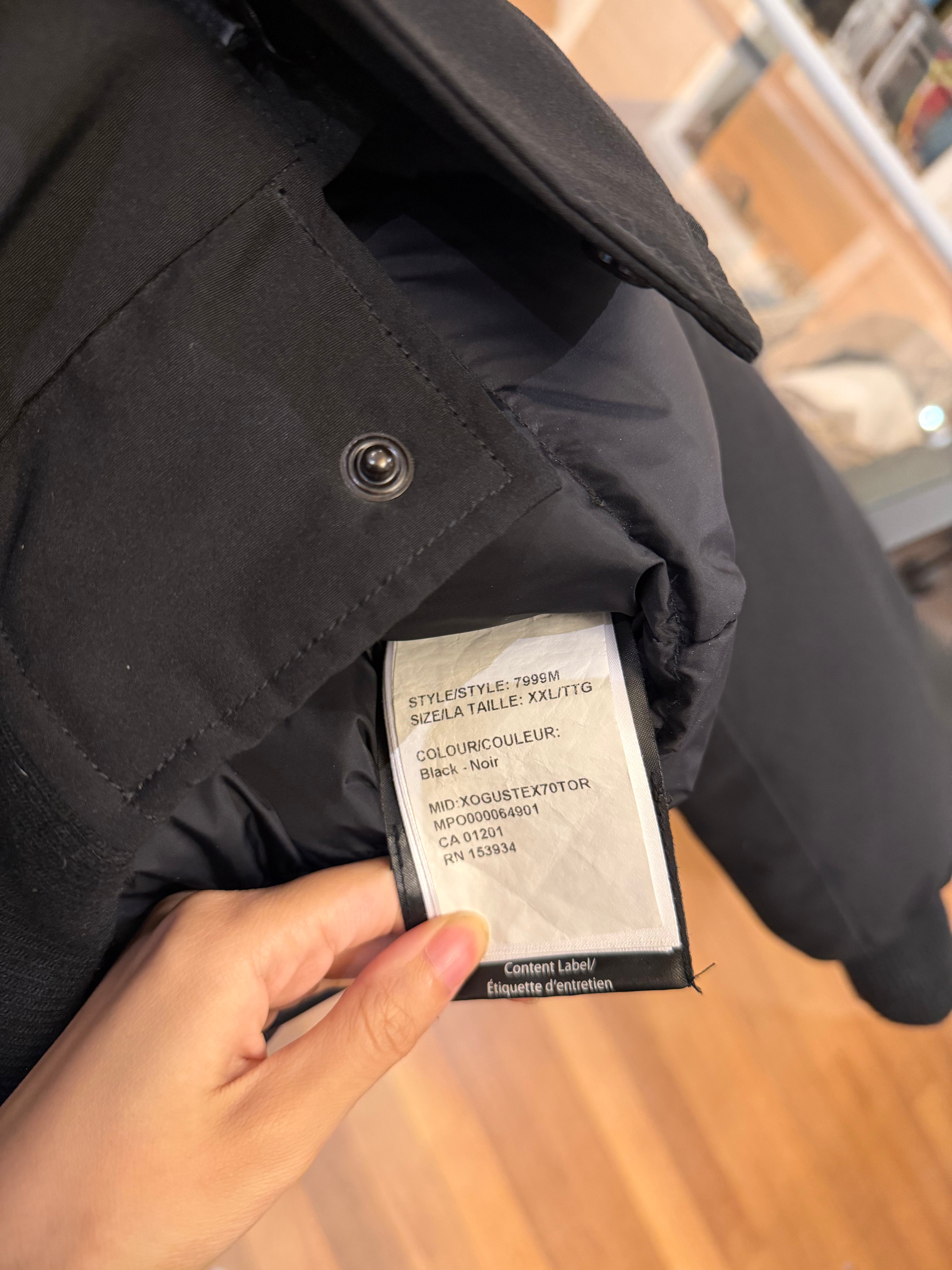 Canada Goose Chiliwack
Bomber - Black