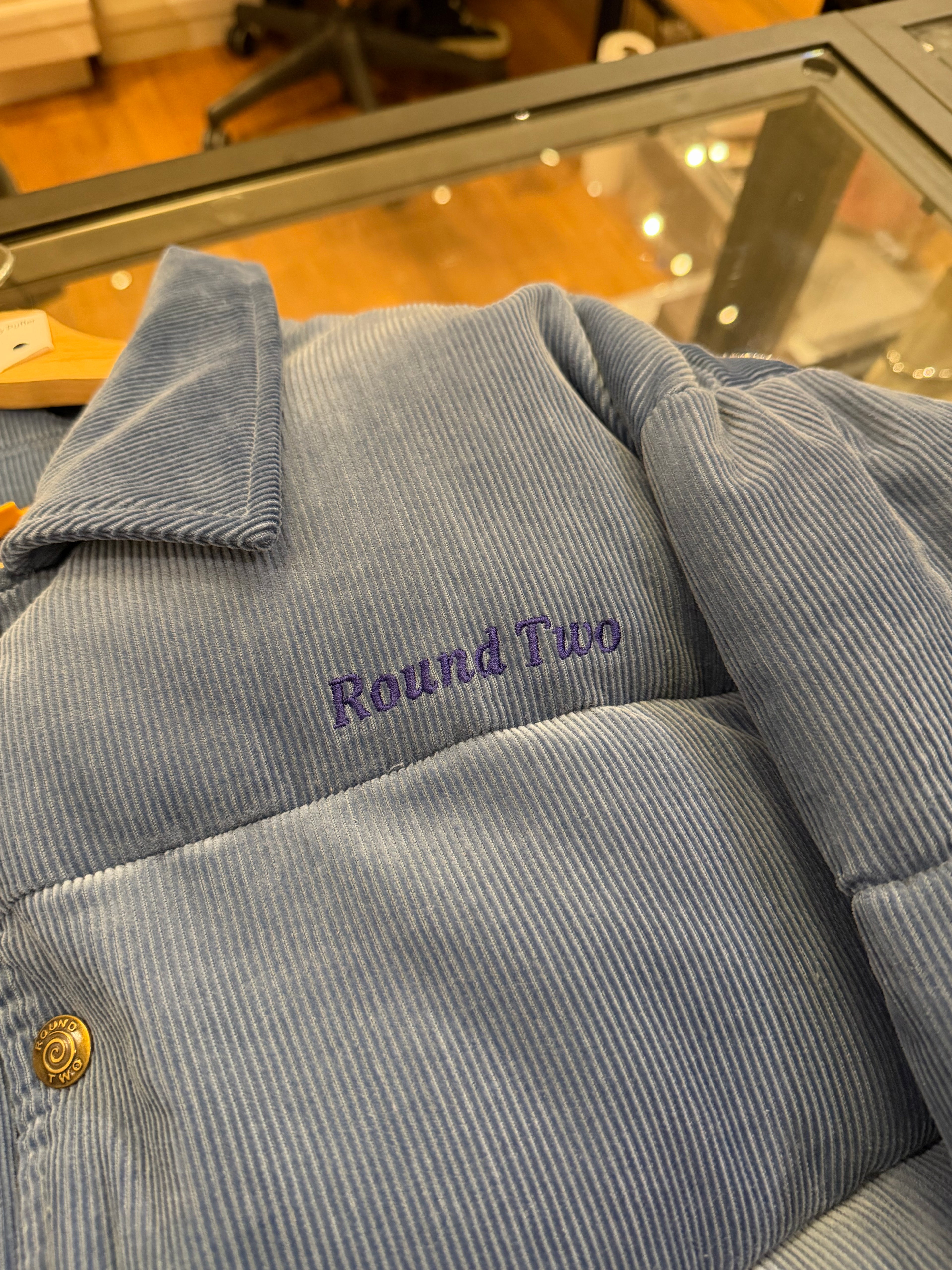 Round Two Corduroy Puffer
Jacket