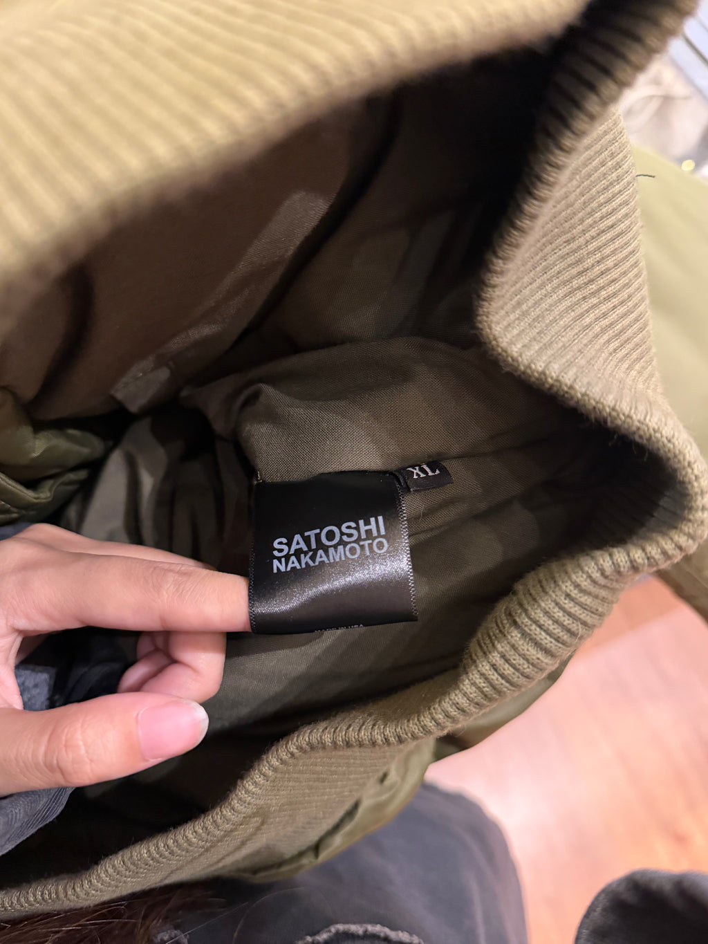 Satoshi Nakamoto FW24 MA-1
Moto Jacket - Olive