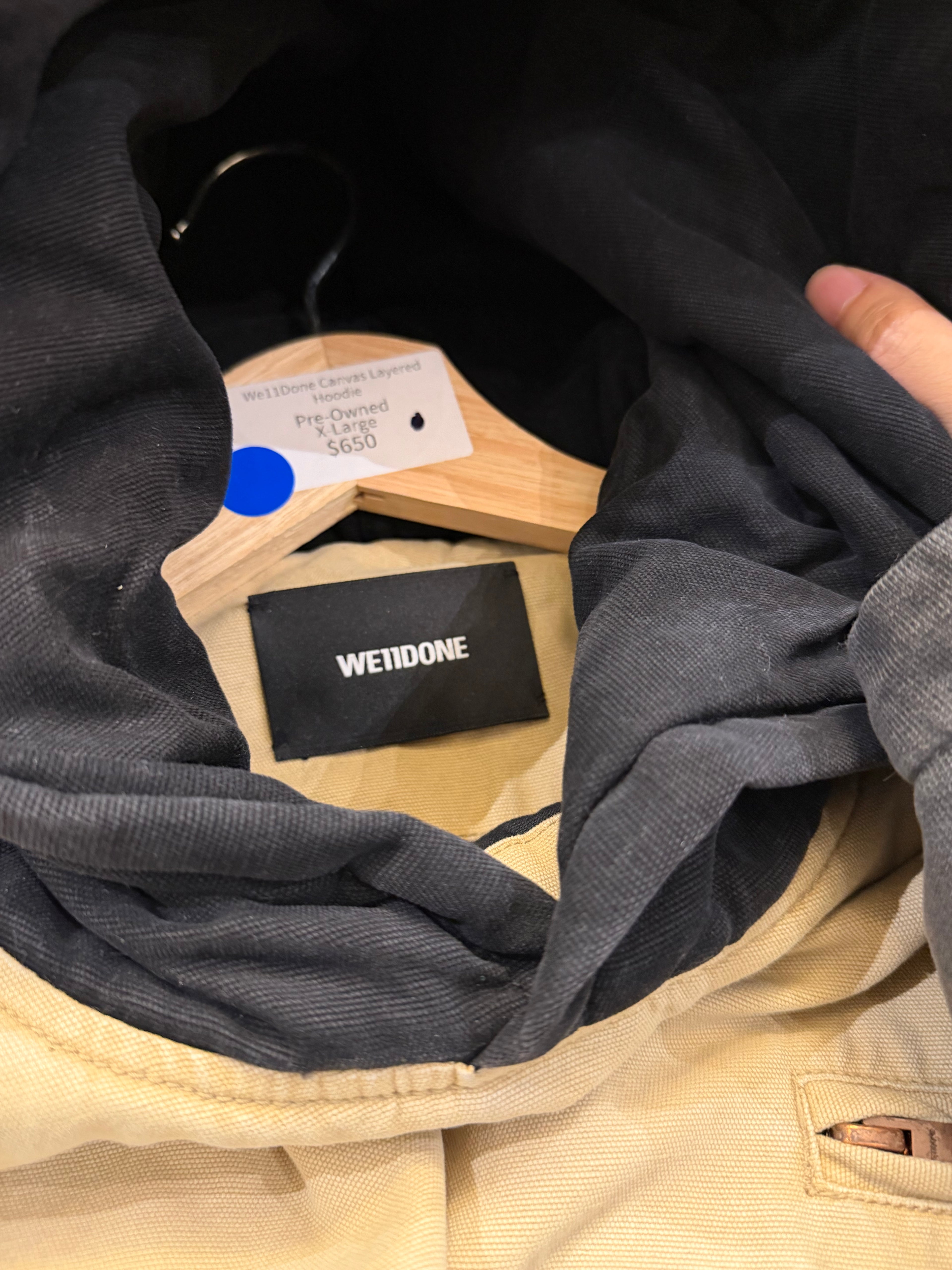 WellDone Canvas Layered
Hoodie