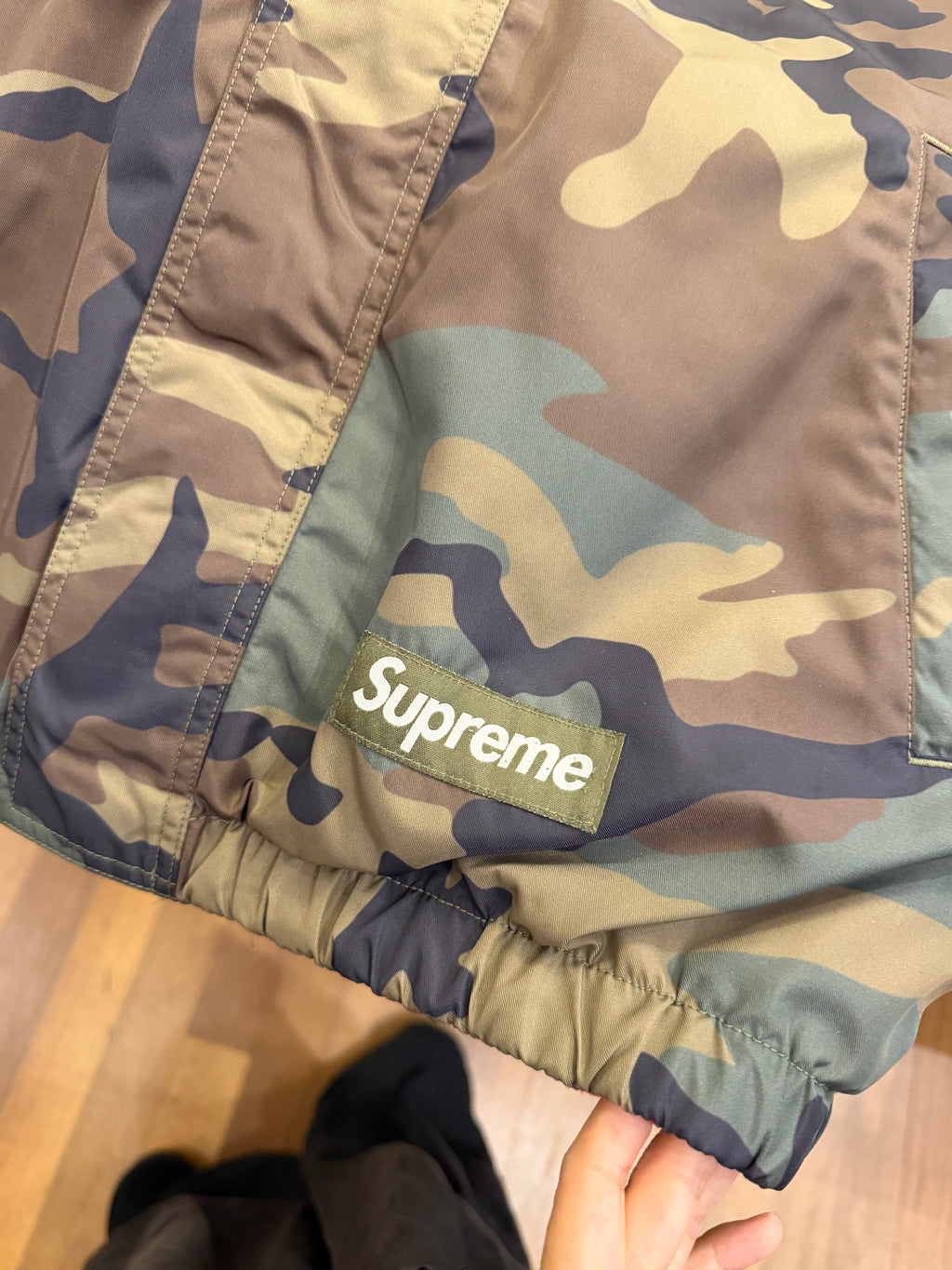 Supreme Polartec Reversible
Jacket - Camo / Red Fleece