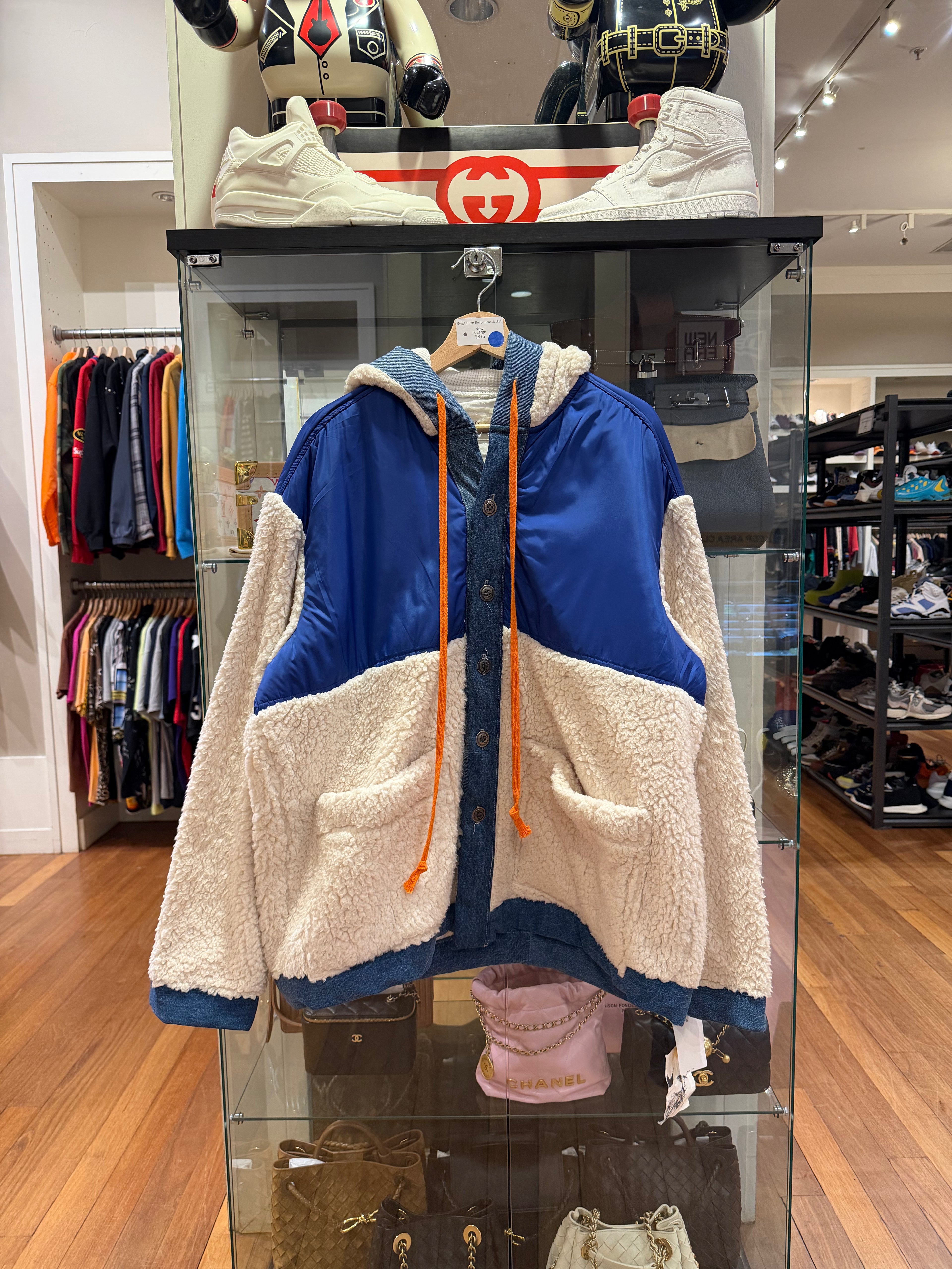 Greg Lauren Sherpa Jean Jacket