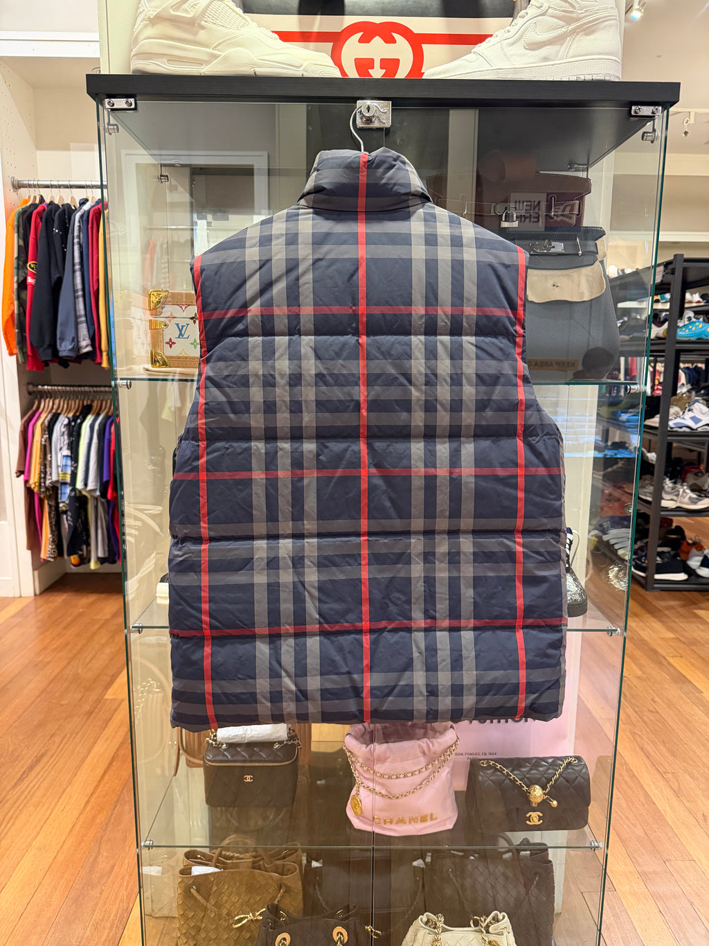Burberry Reversible Puffer
Vest - Navy
